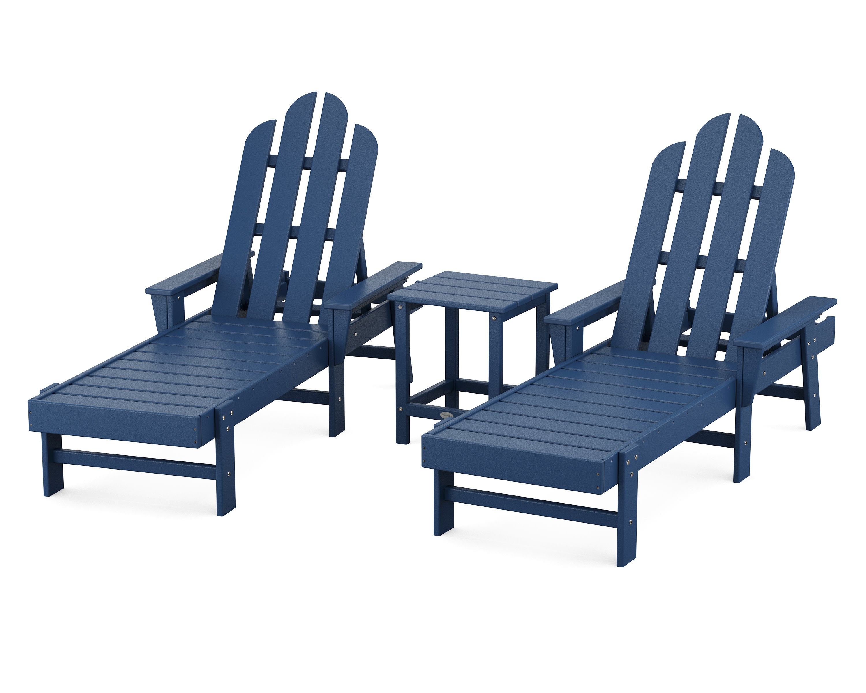 Long Island Chaise 3-Piece Set in Navy