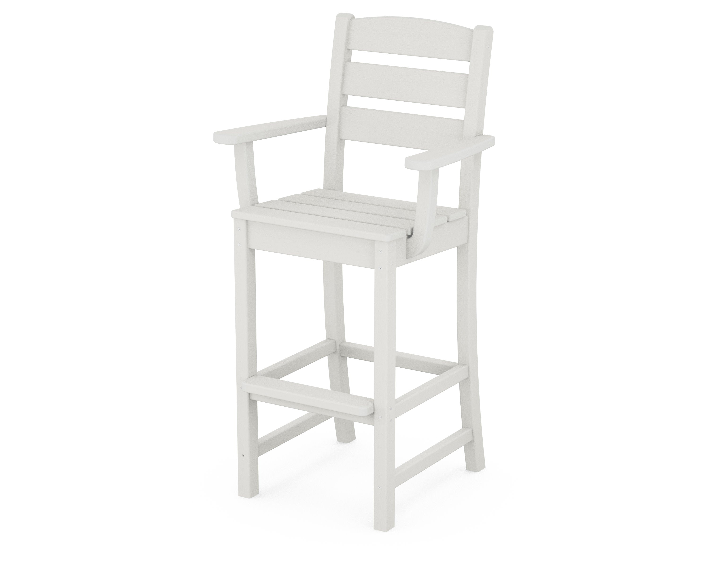 Lakeside Bar Arm Chair in Vintage White