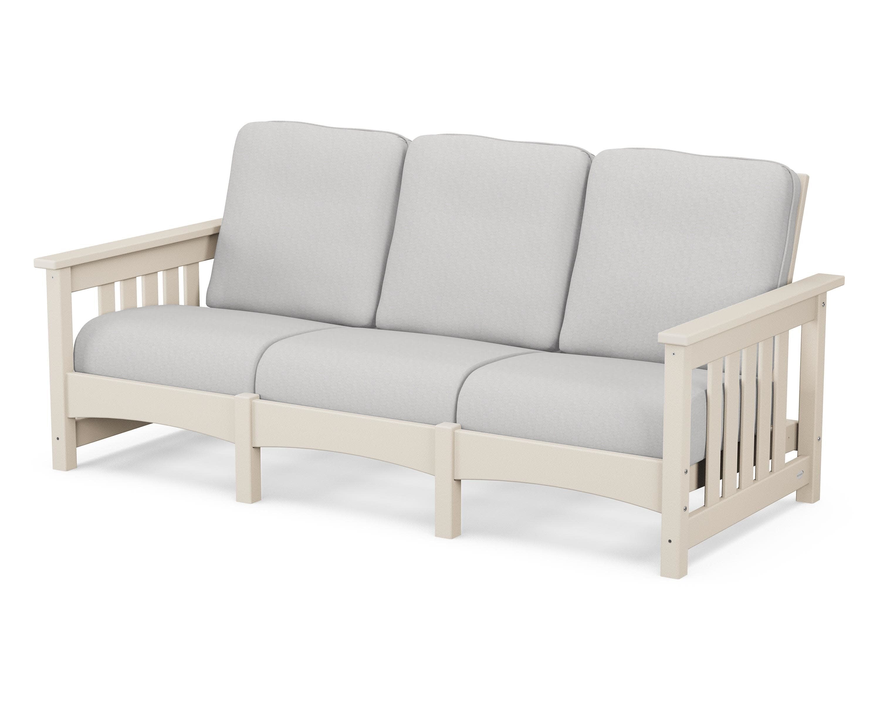 Club Mission Sofa in Sand / Diamond in the Rough