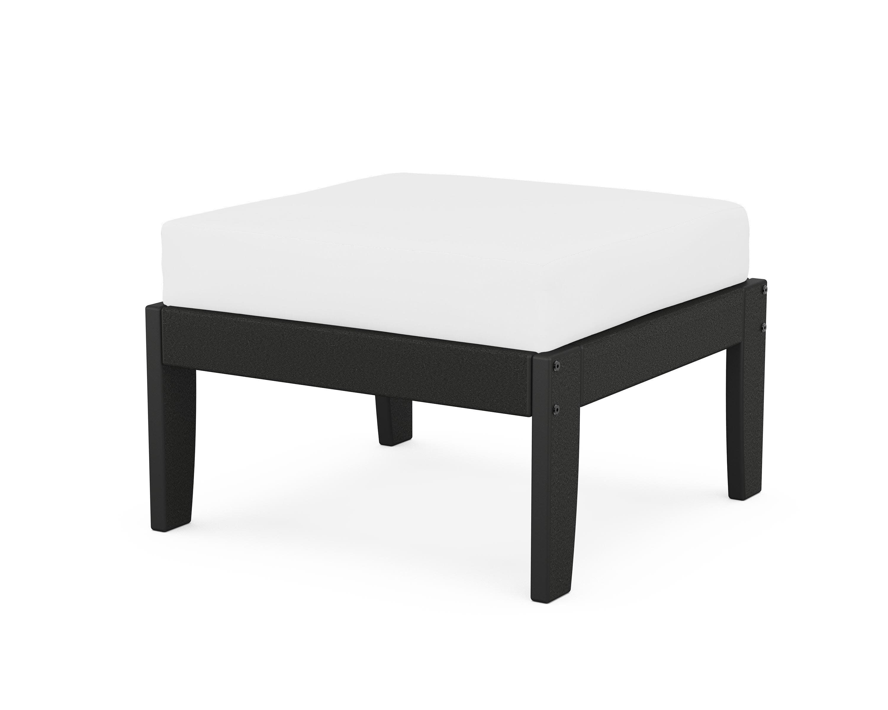 Modular Ottoman - Classic in Black / Natural