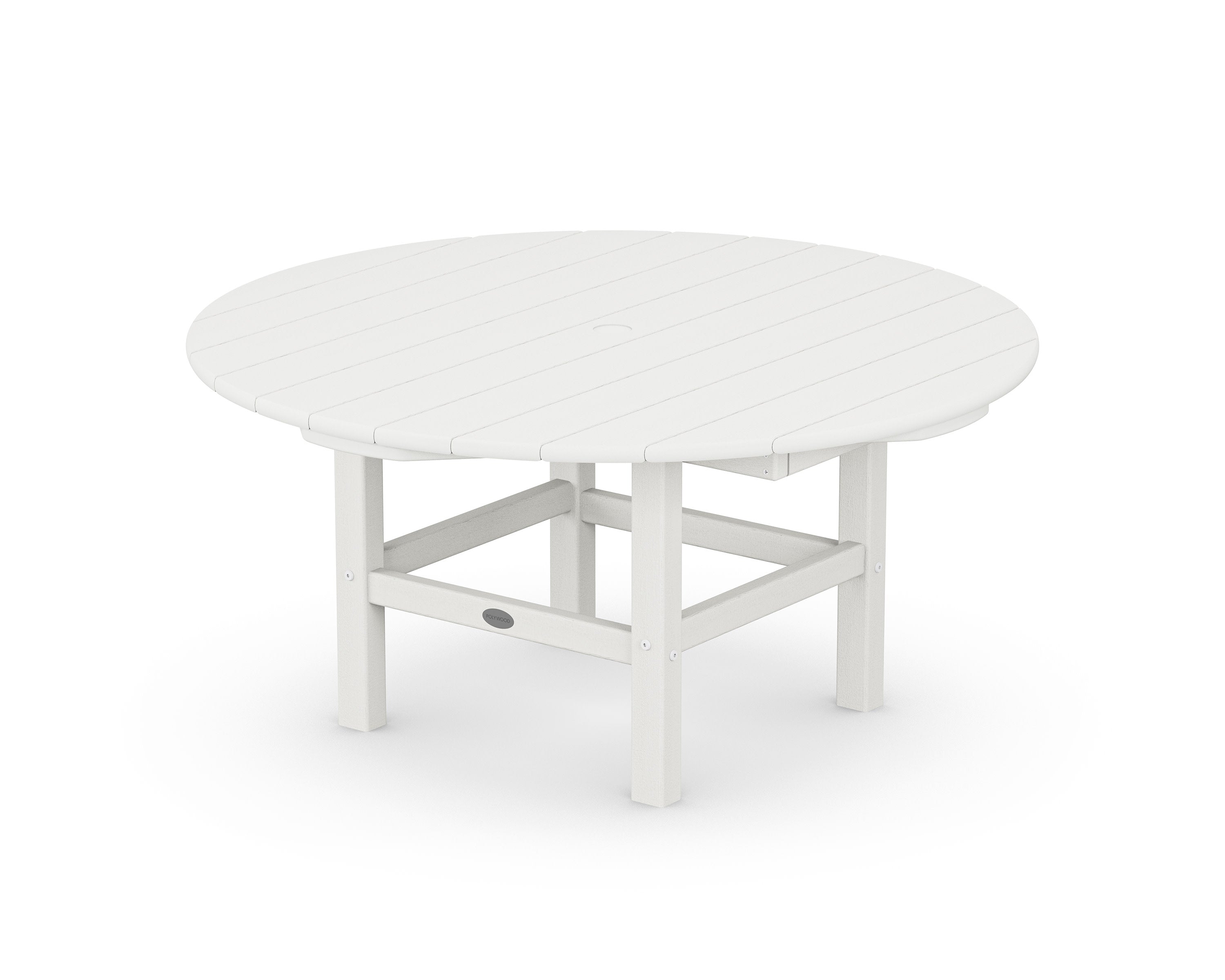 Round 37" Conversation Table in Vintage White
