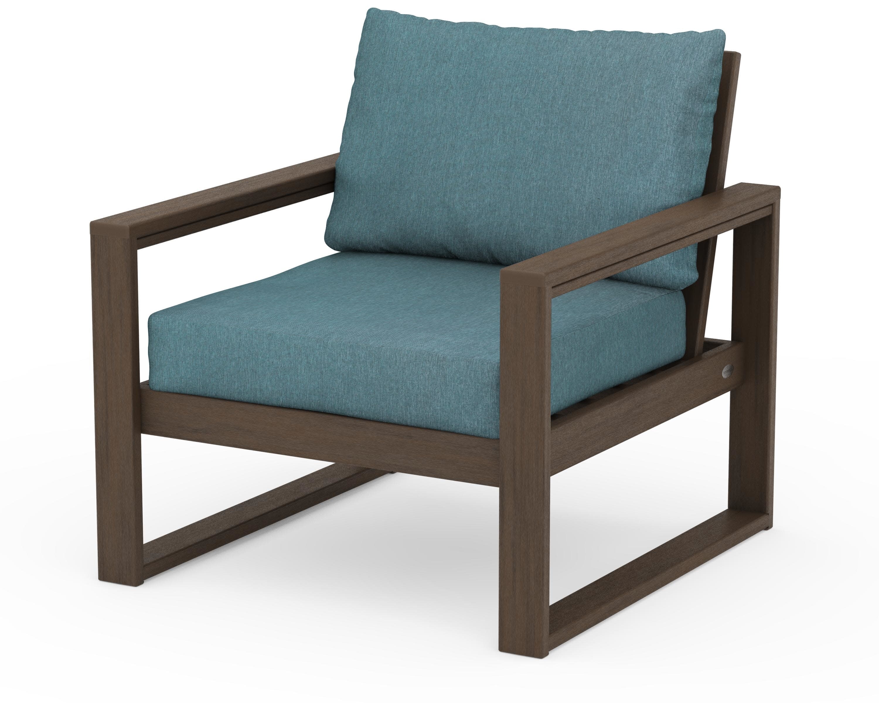 EDGE Club Chair in Kona / Ocean Teal