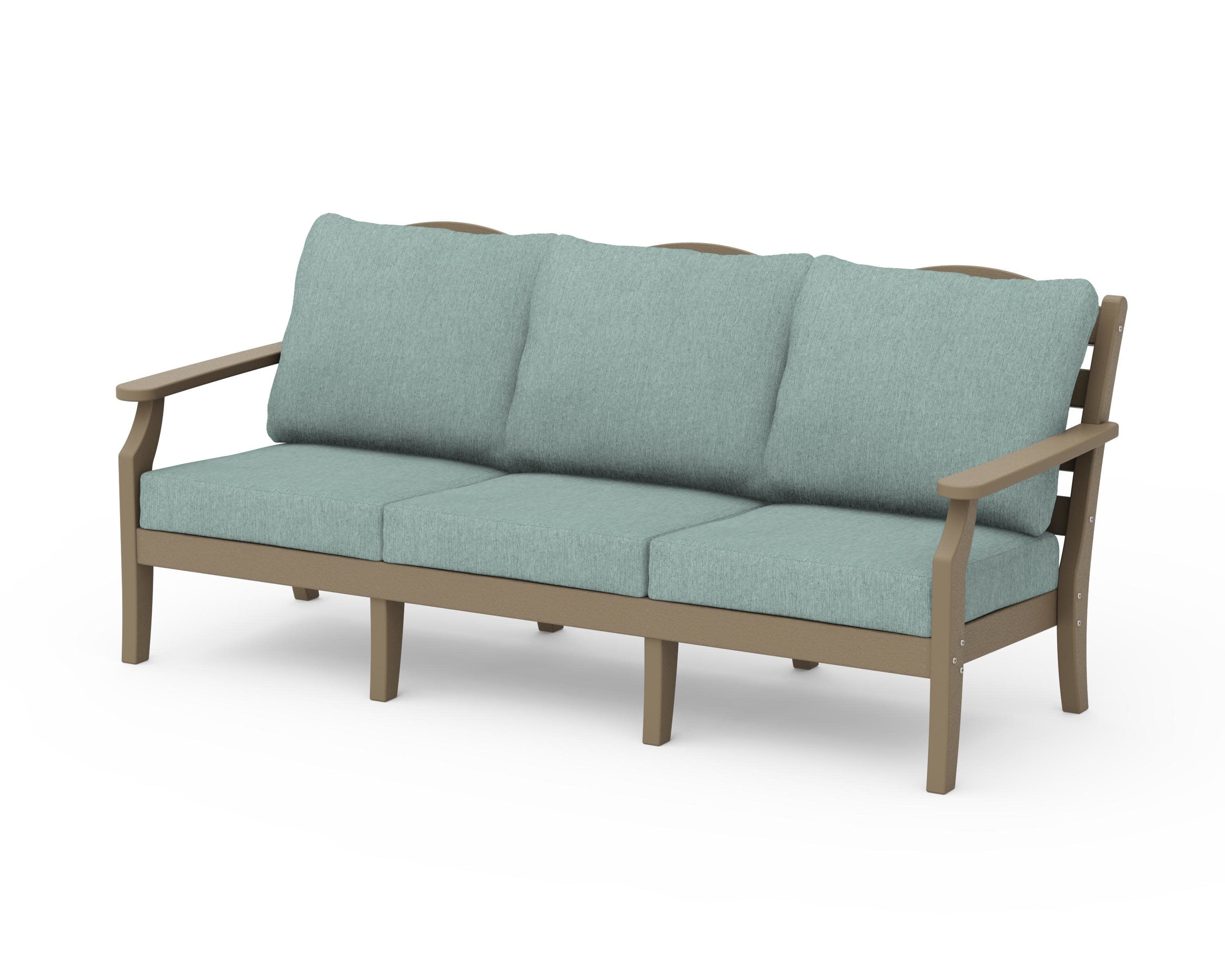 Savannah Deep Seating Sofa in Vintage Sahara / Glacier Spa
