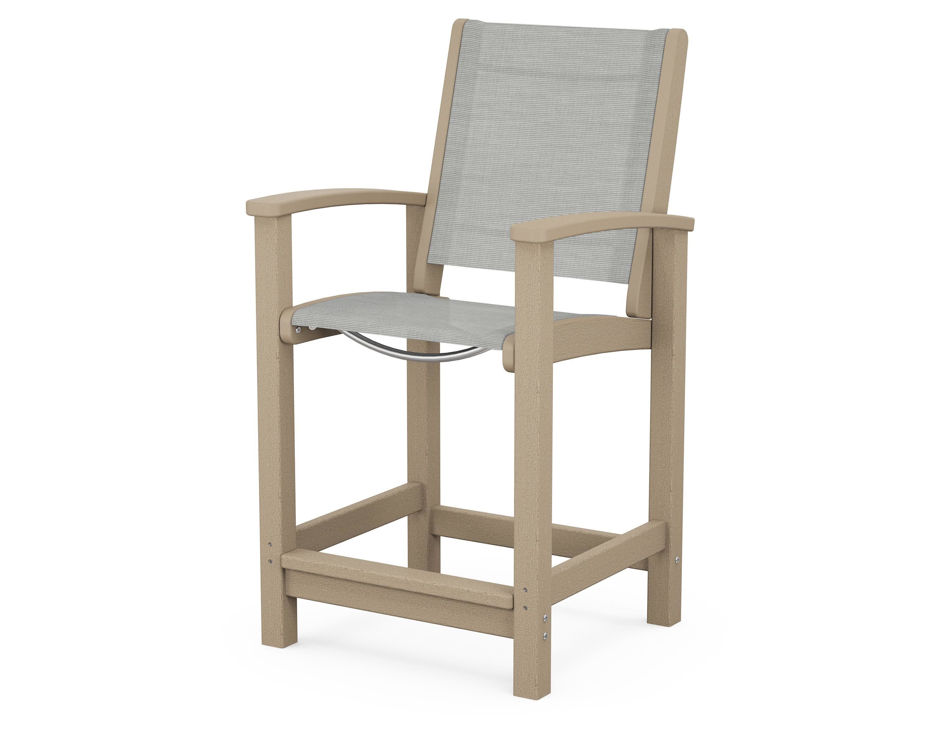 Coastal Counter Chair in Vintage Sahara / Metallic Sling