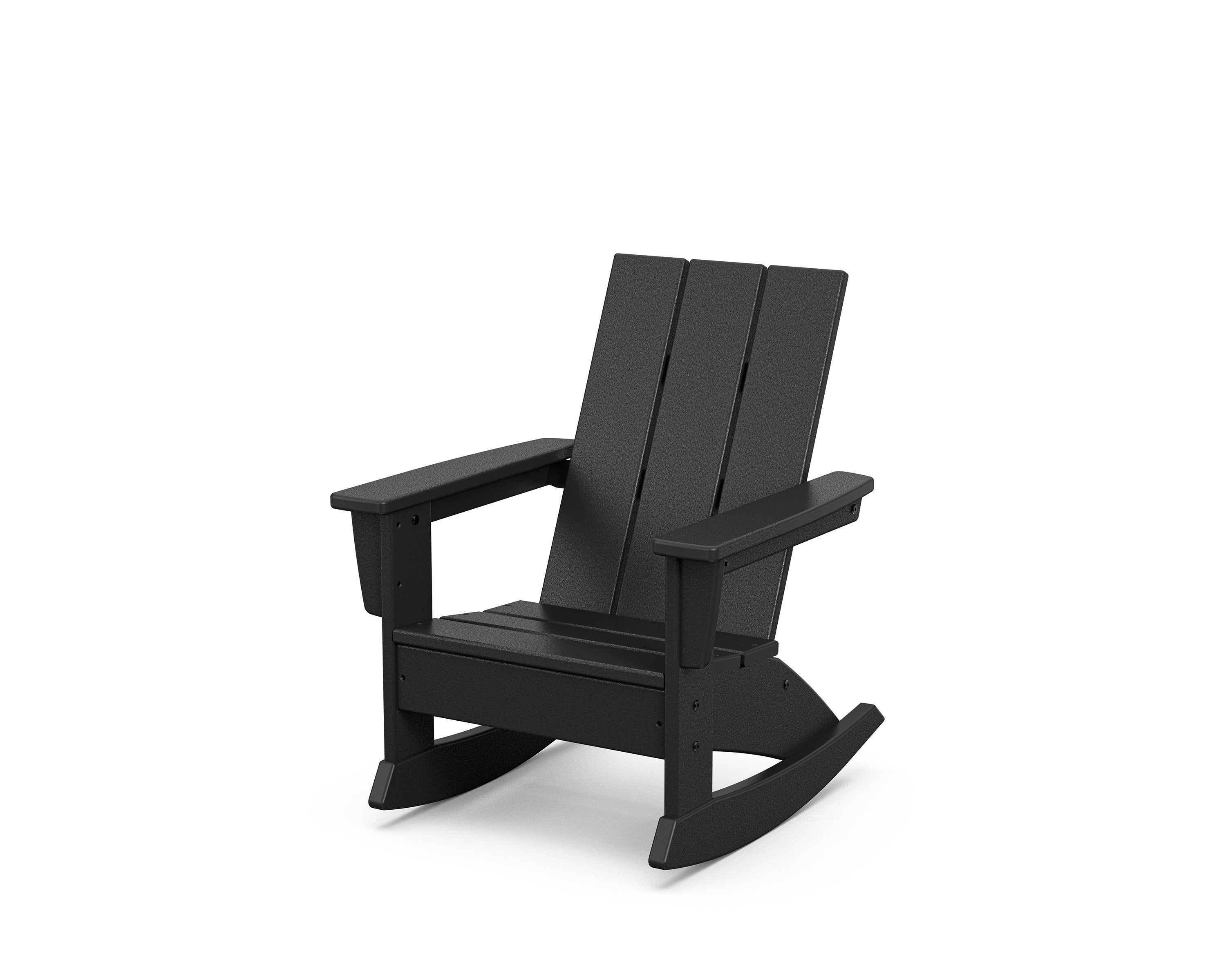 Kids Modern Adirondack Rocking Chair in Black