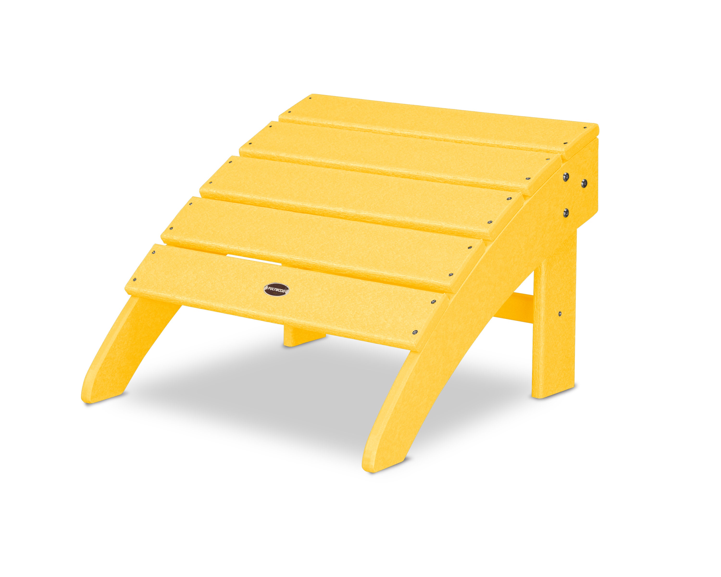 Palm Coast Ottoman in Lemon