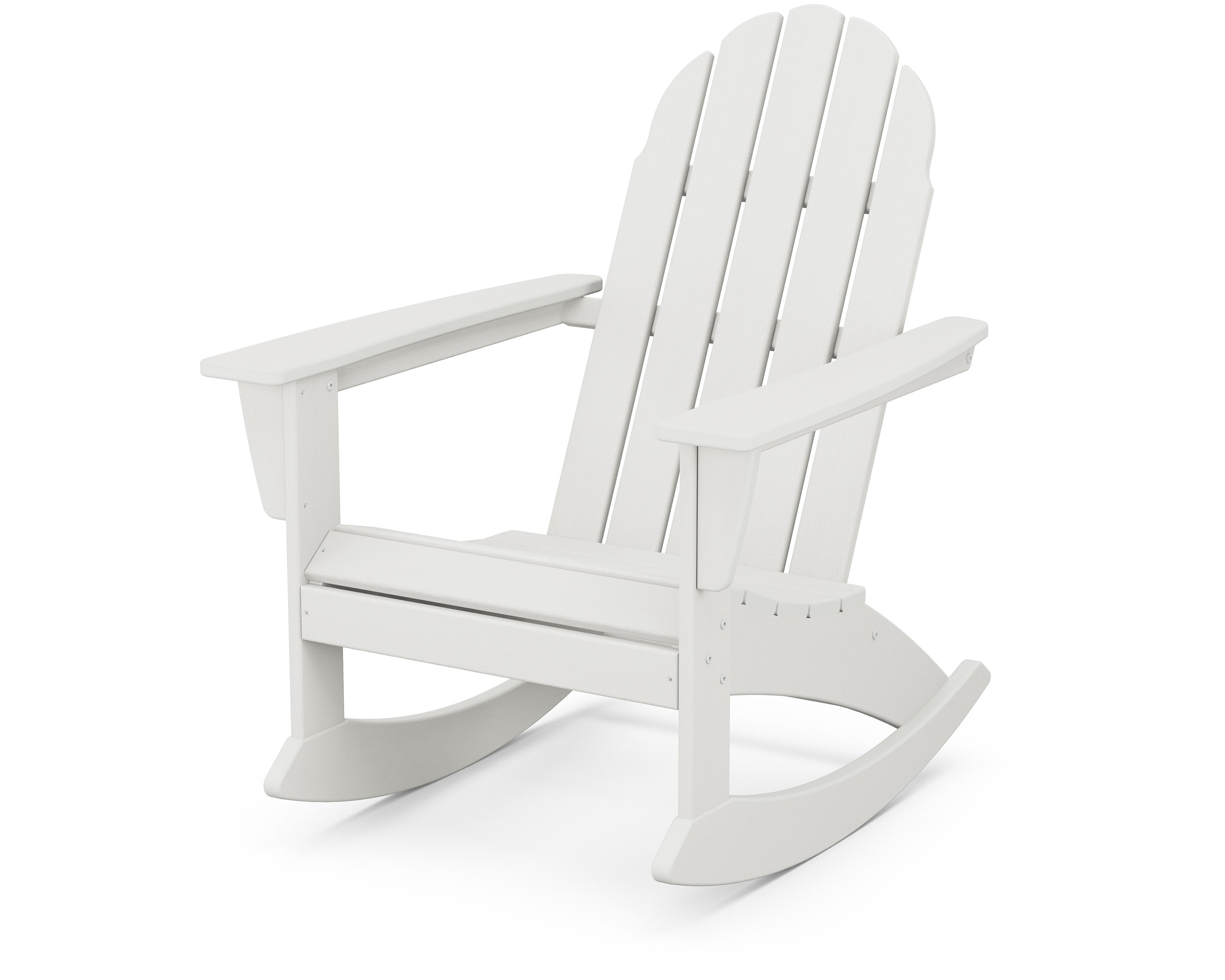 Vineyard Adirondack Rocking Chair in Vintage White