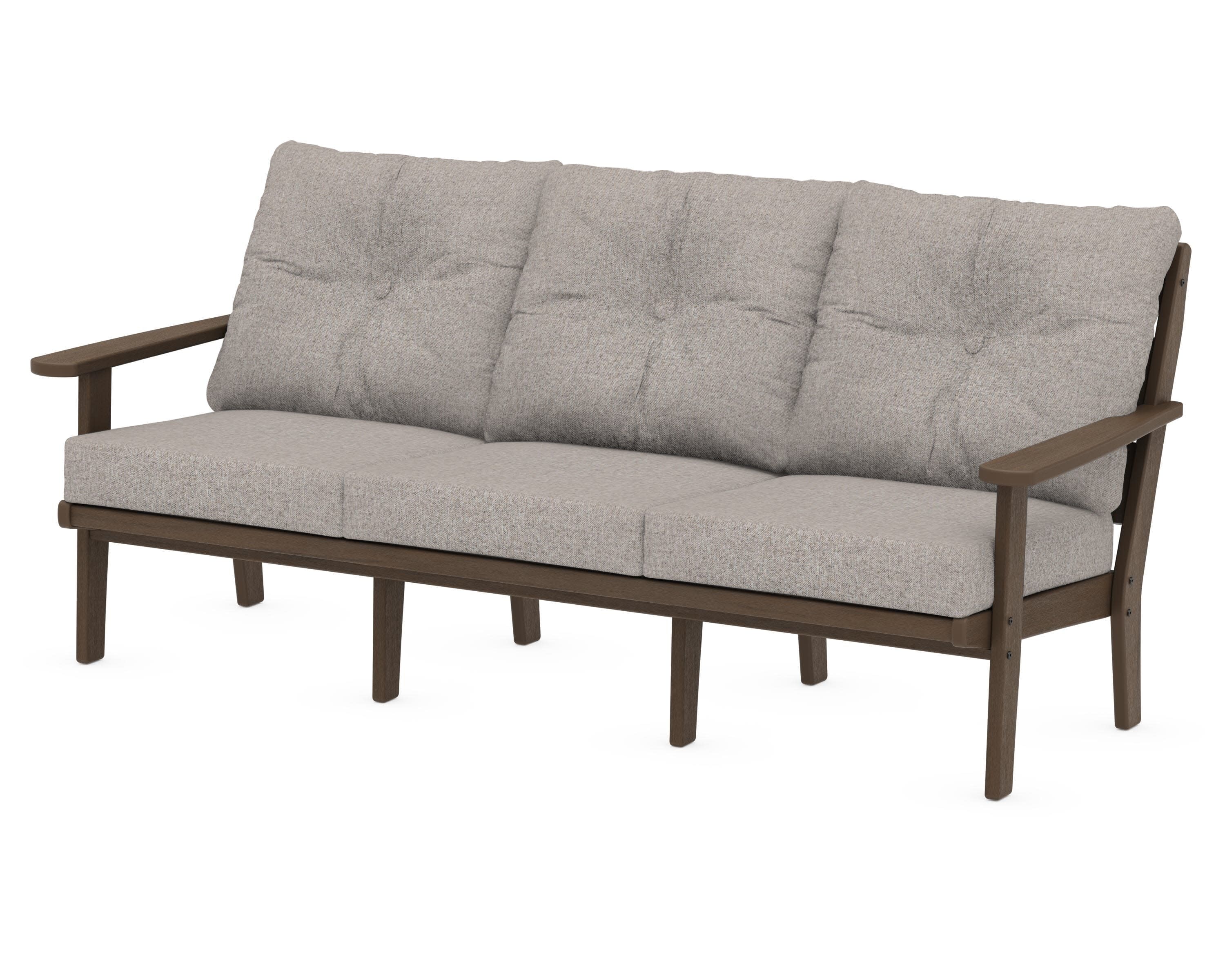 Lakeside Deep Seating Sofa in Kona / Weathered Tweed