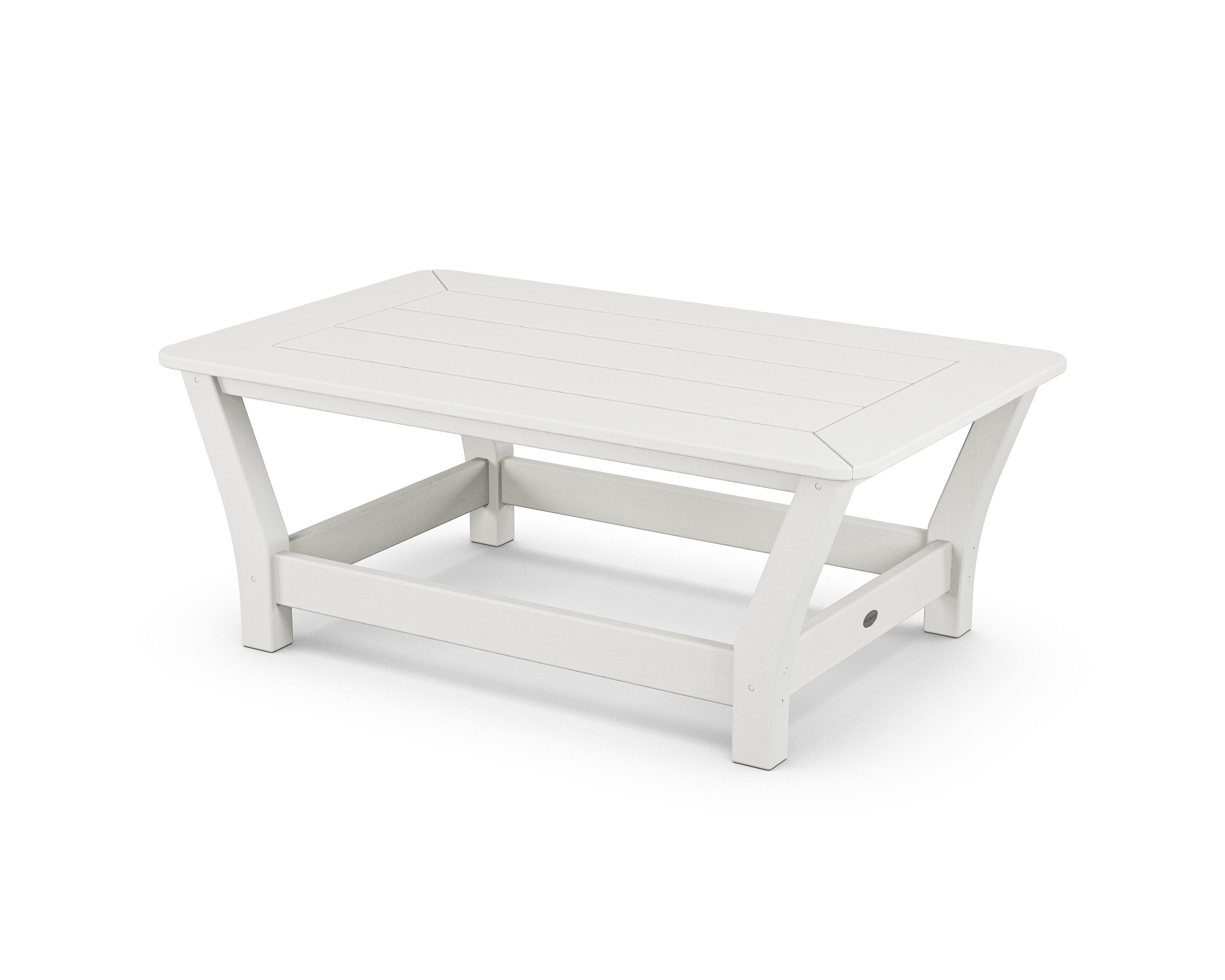 Harbour Slat Coffee Table in Vintage White