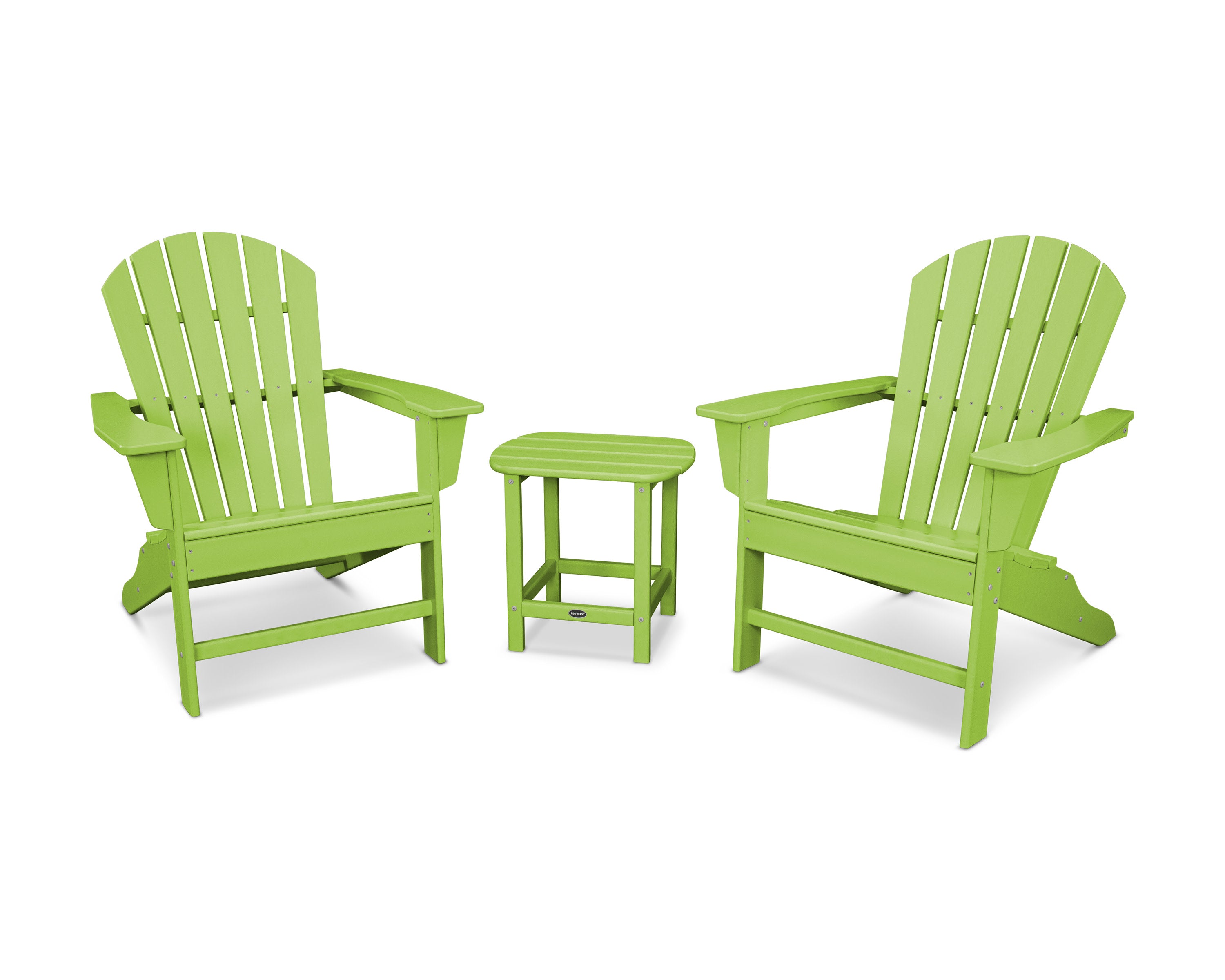 South Beach Adirondack 3-Piece Set in Lime