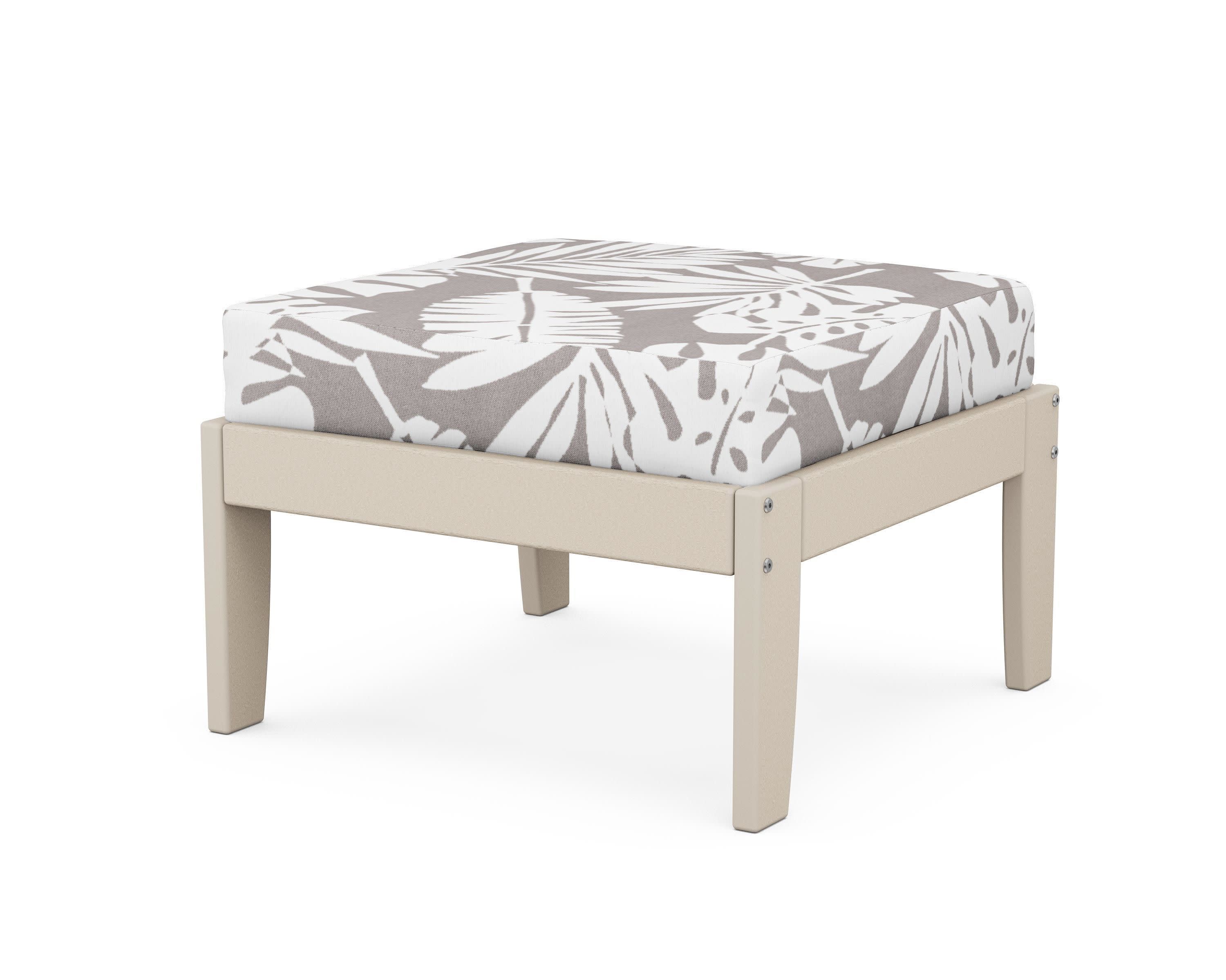 Modular Ottoman - Classic in Sand / Leaf Grey Mist