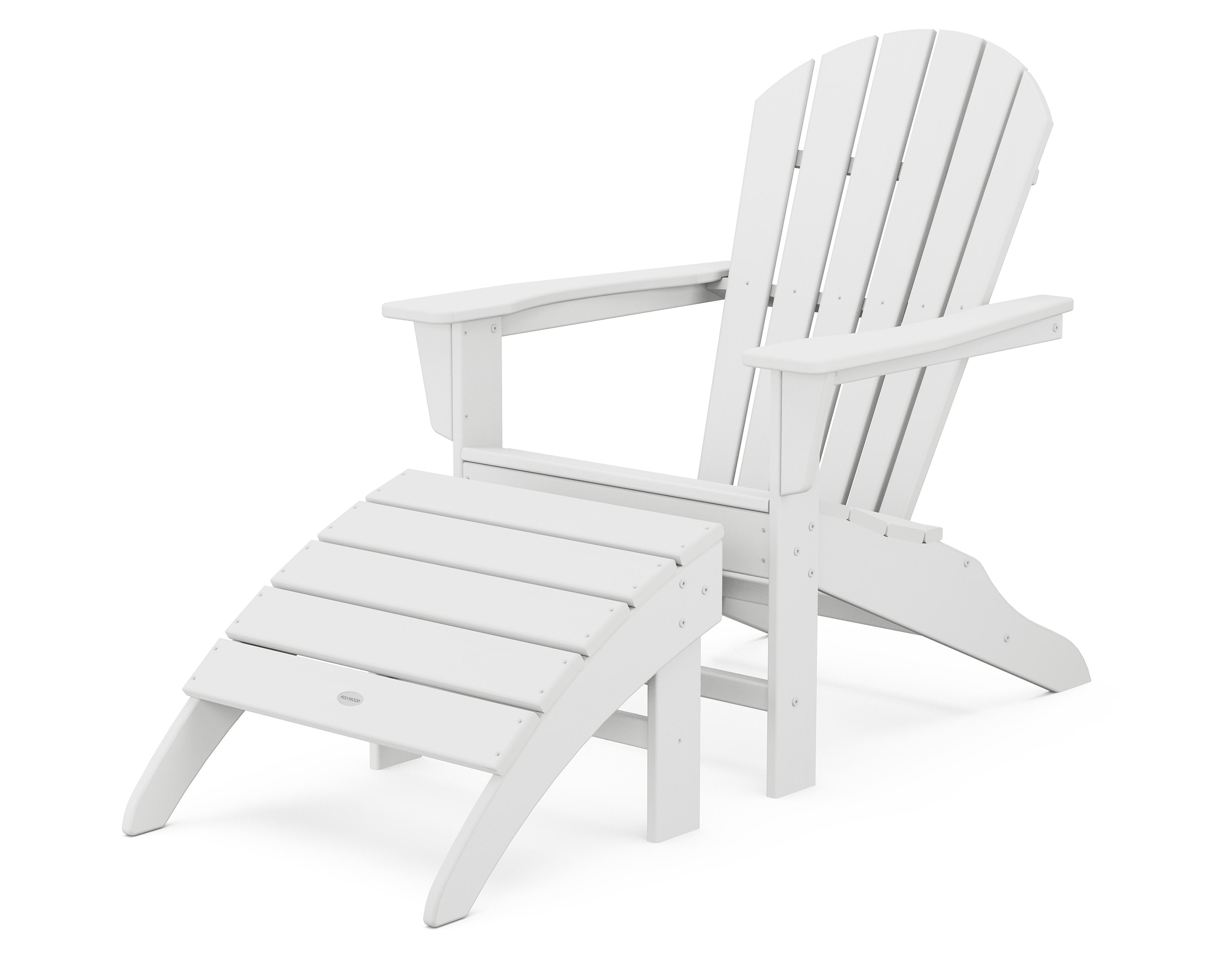 South Beach Adirondack 2-Piece Set in White