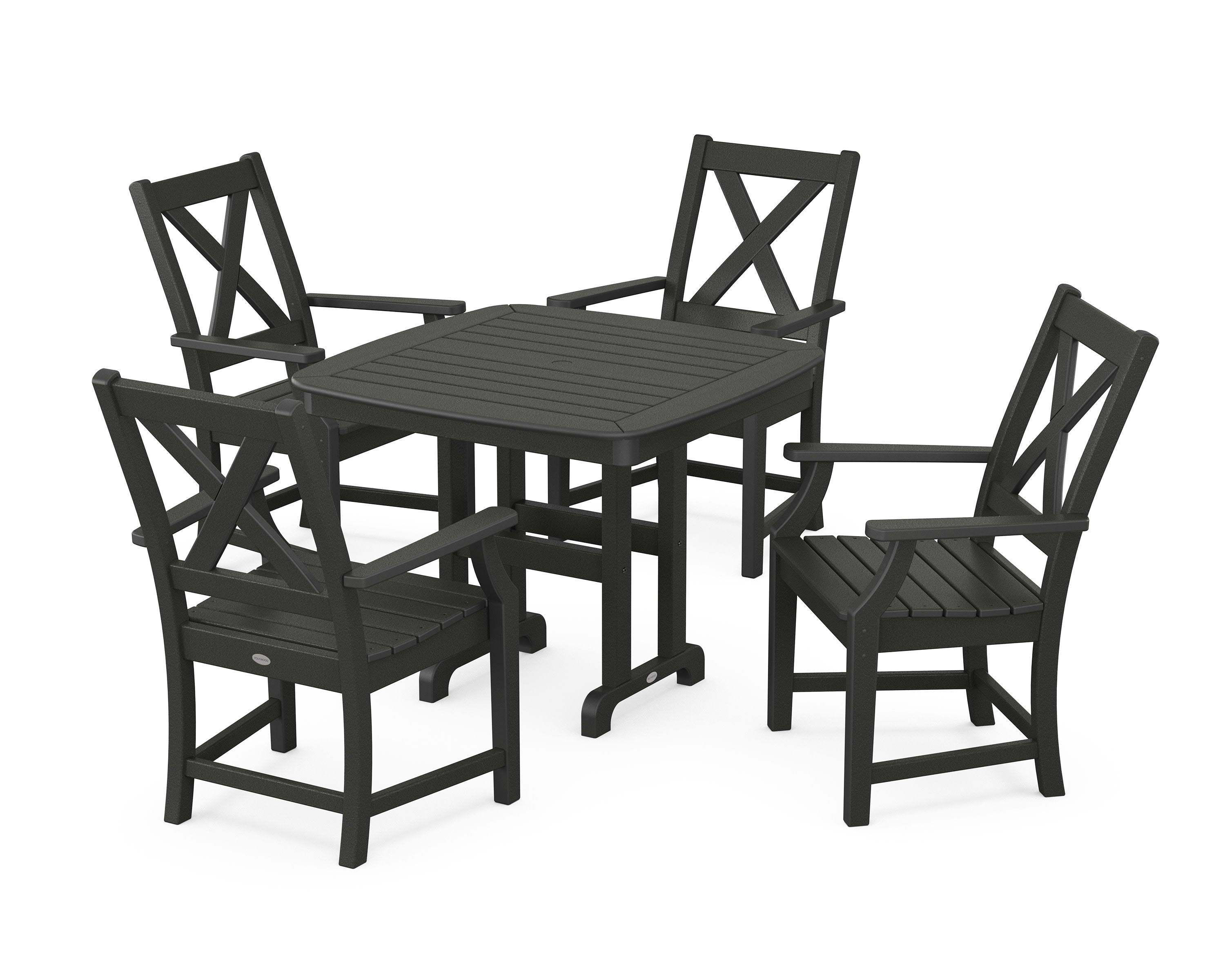 Braxton 5-Piece Dining Set in Black