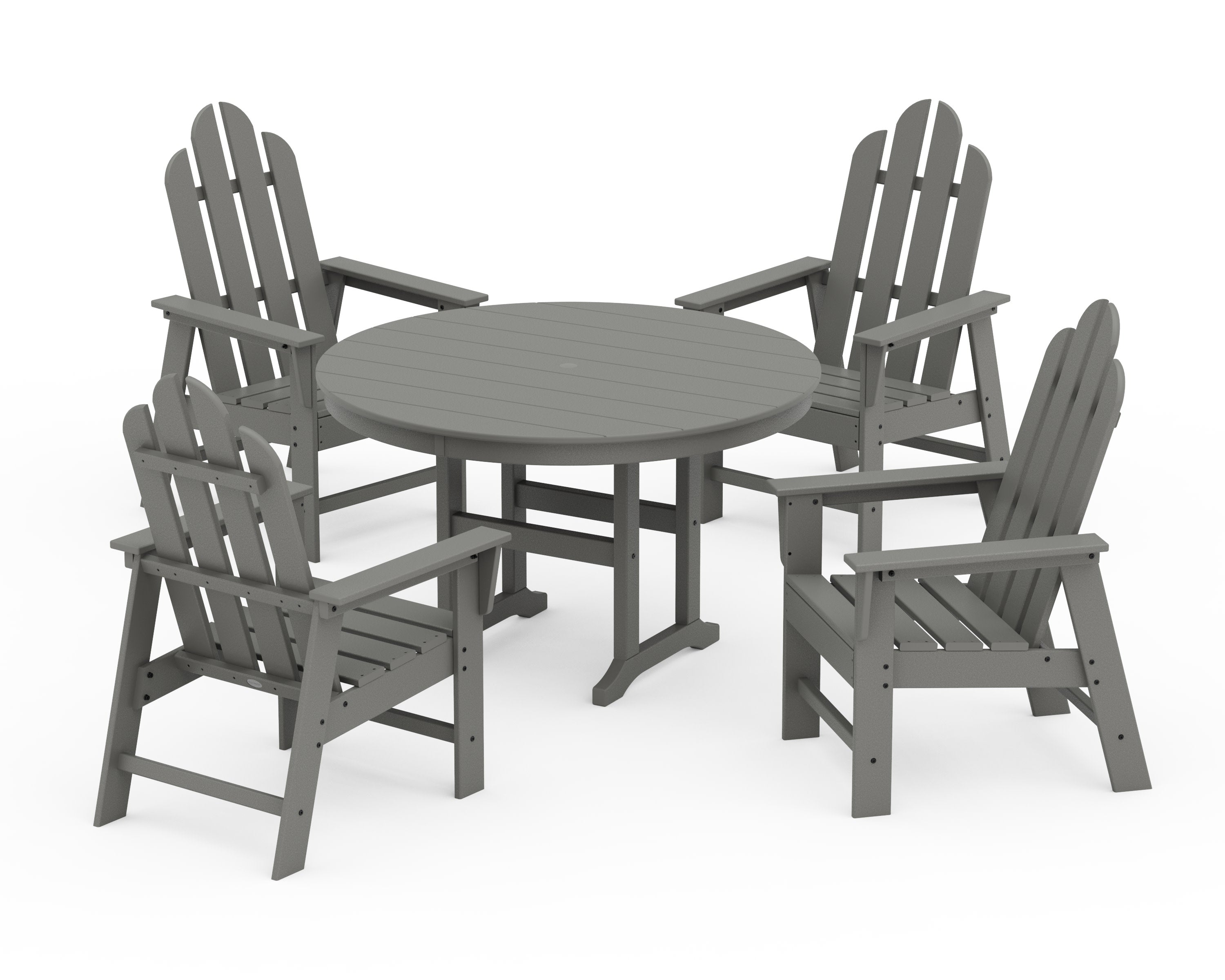 Long Island 5-Piece Round Farmhouse Dining Set
