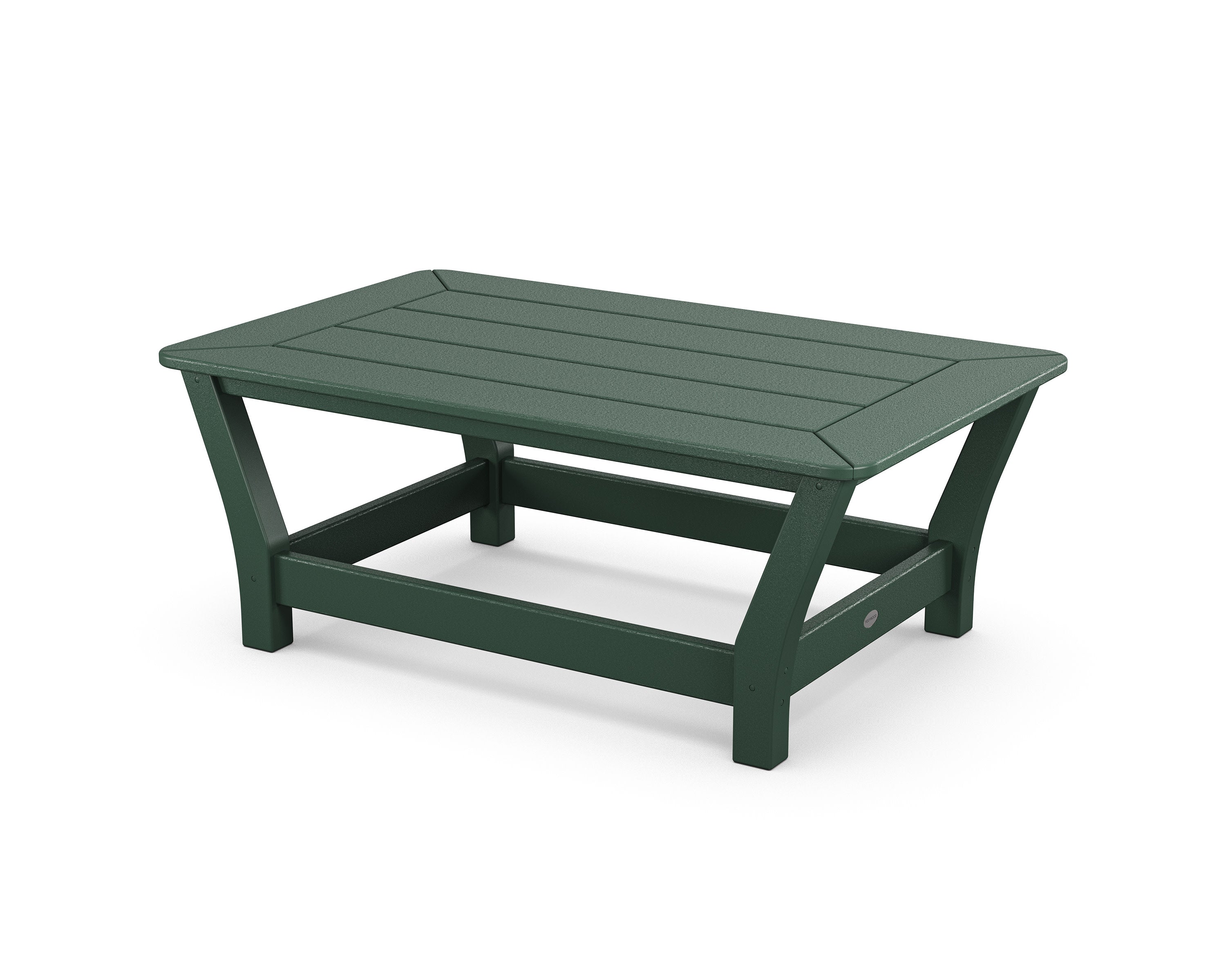 Harbour Slat Coffee Table in Green