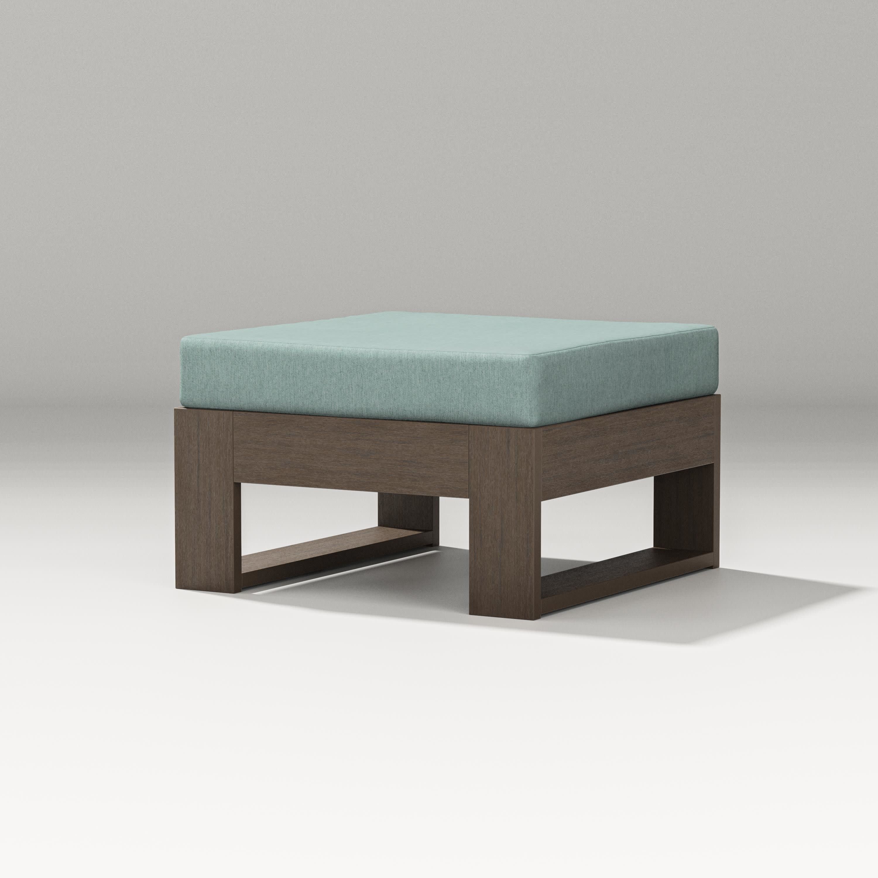 Latitude Lounge Ottoman in Kona / Glacier Spa
