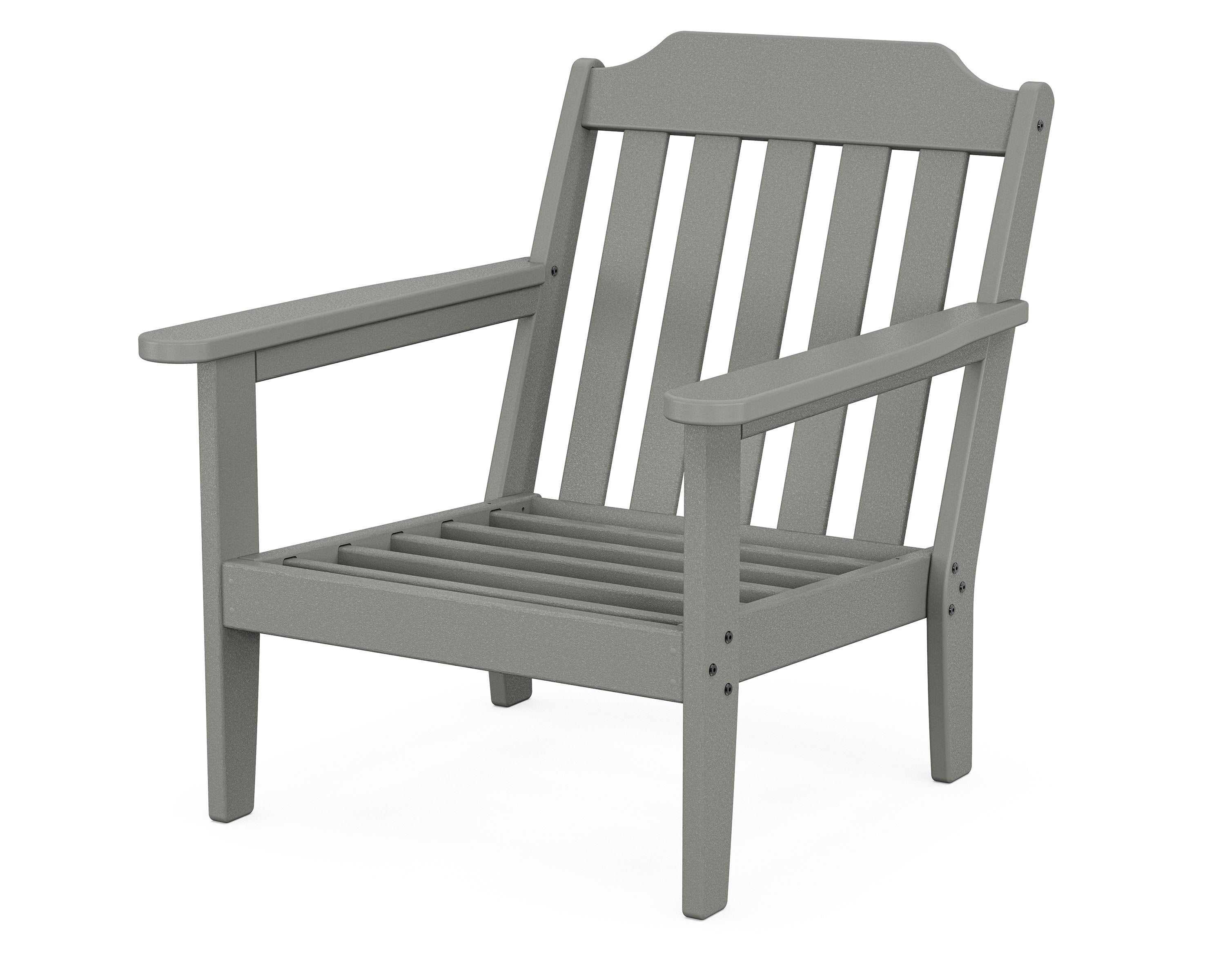 Cottage Deep Seating Chair Frame in Slate Grey