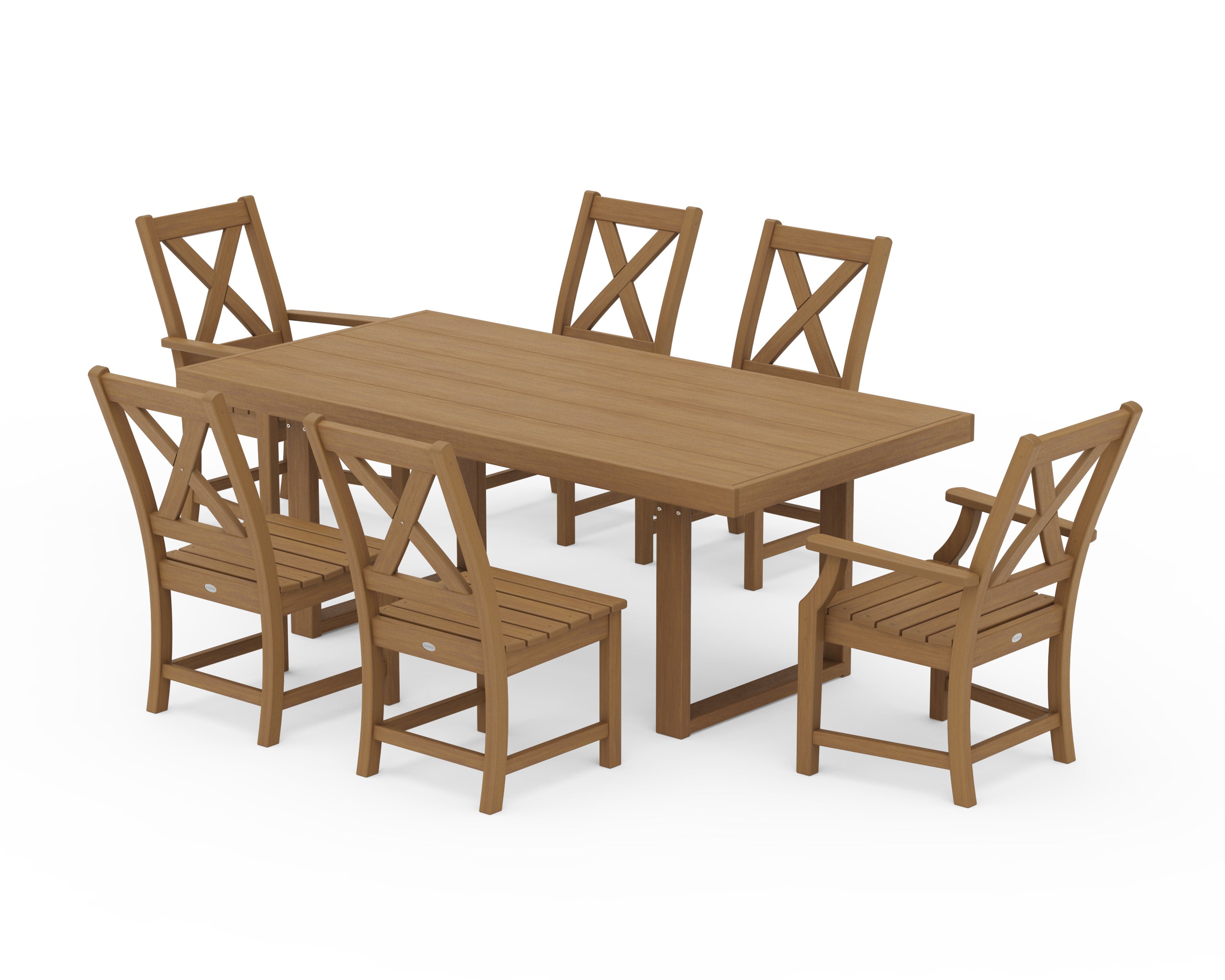Braxton 7-Piece Dining Set in Natural