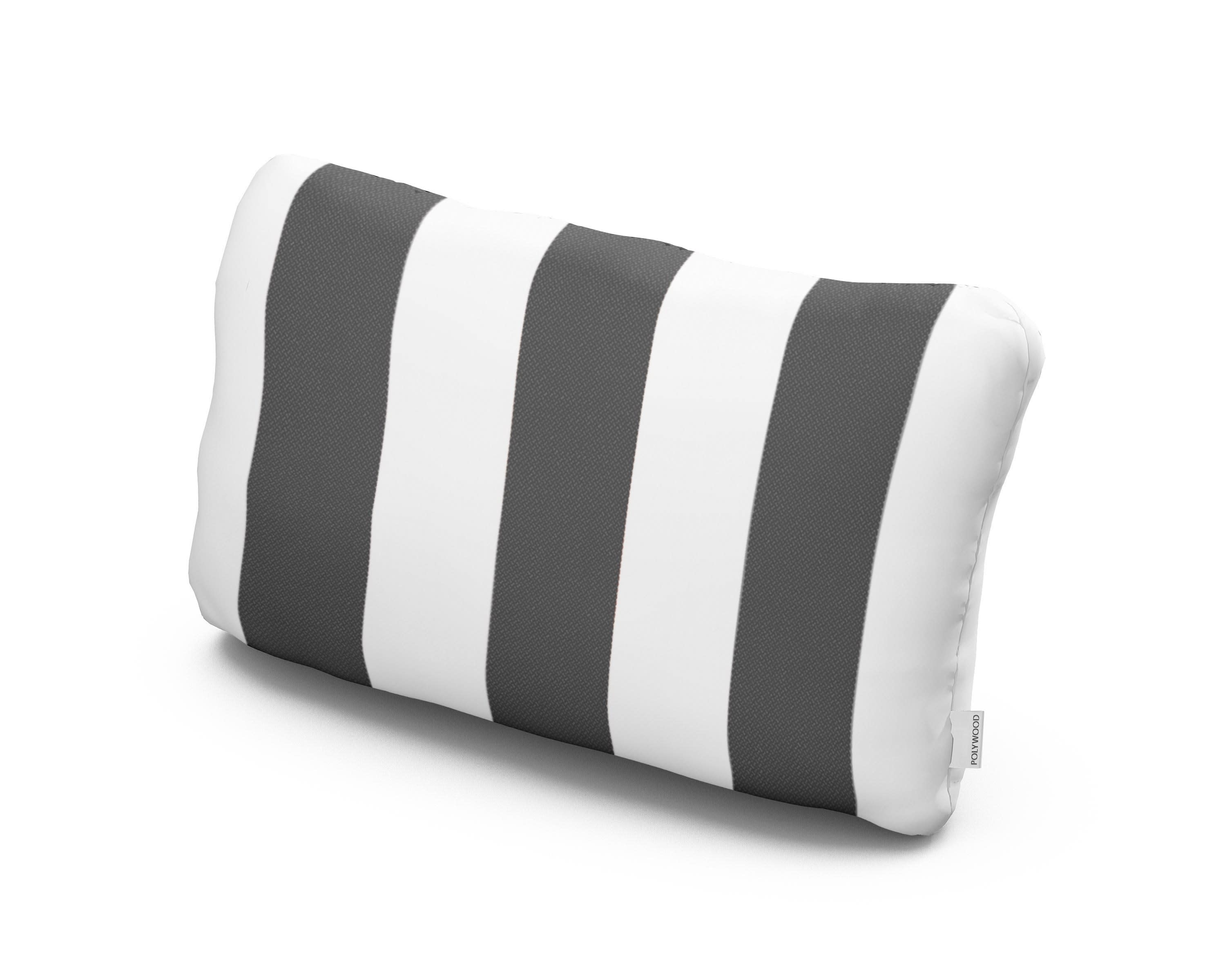Outdoor Lumbar Pillow in Montdor Onyx