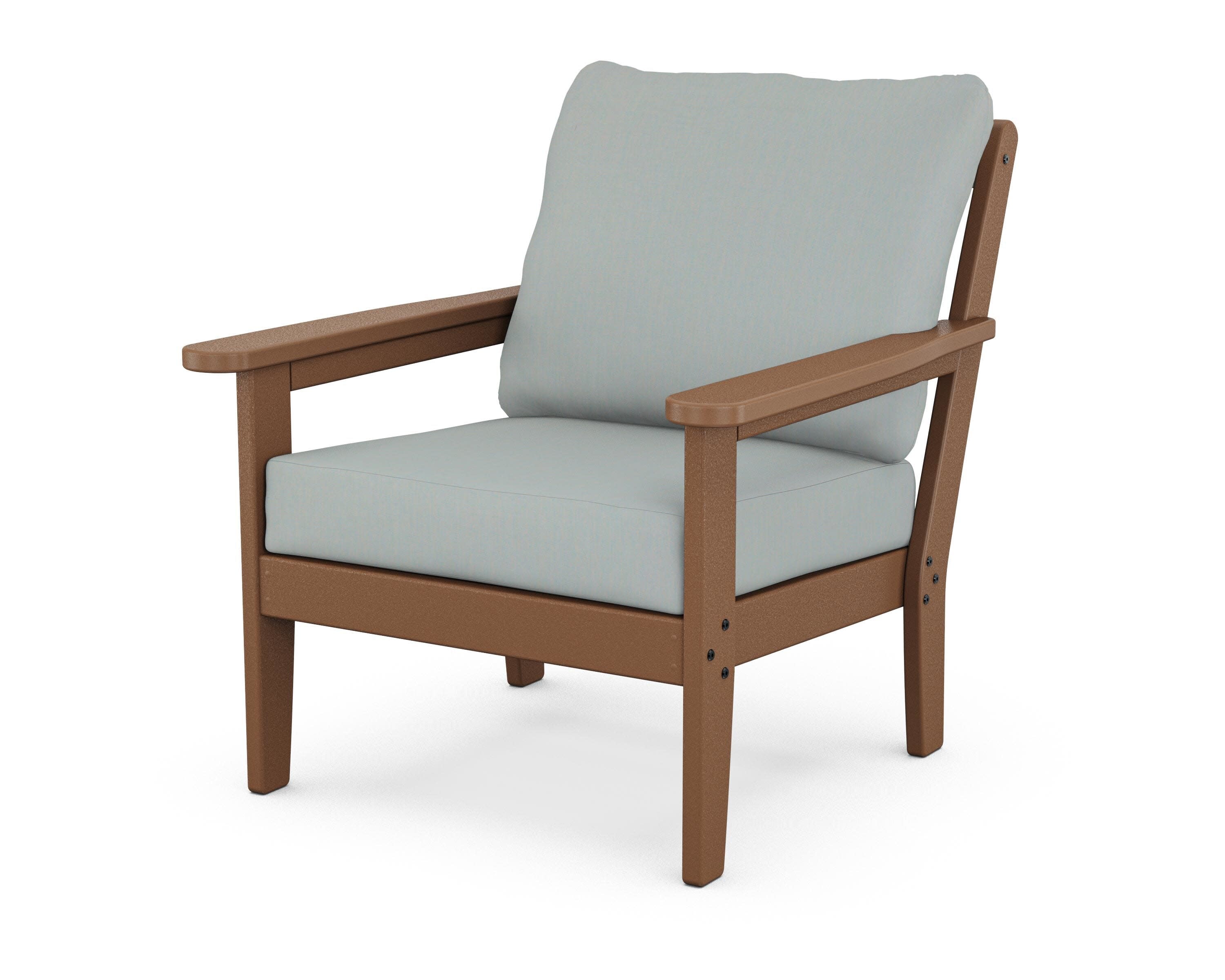 Cottage Deep Seating Chair in Teak / Spa