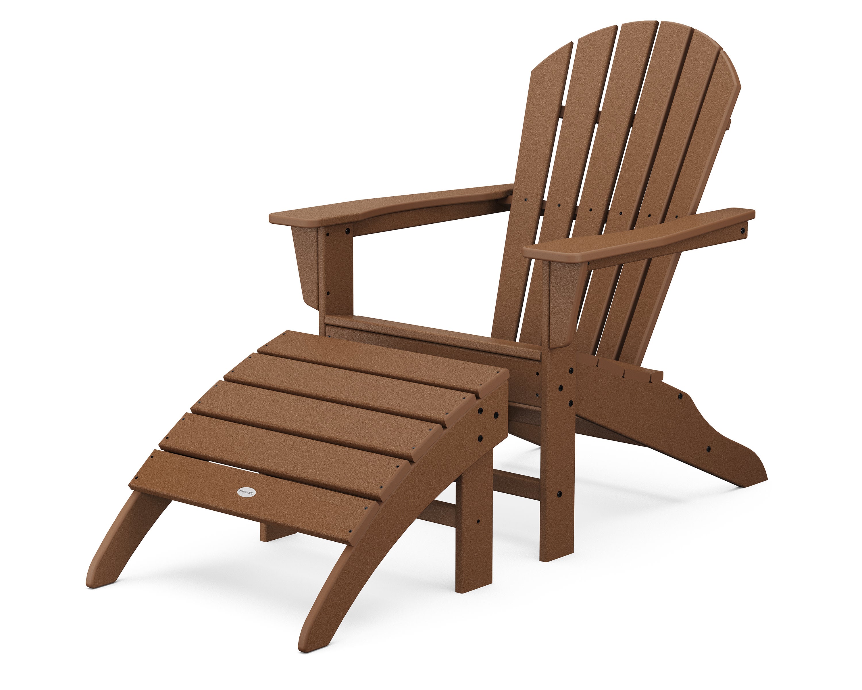South Beach Adirondack 2-Piece Set in Teak