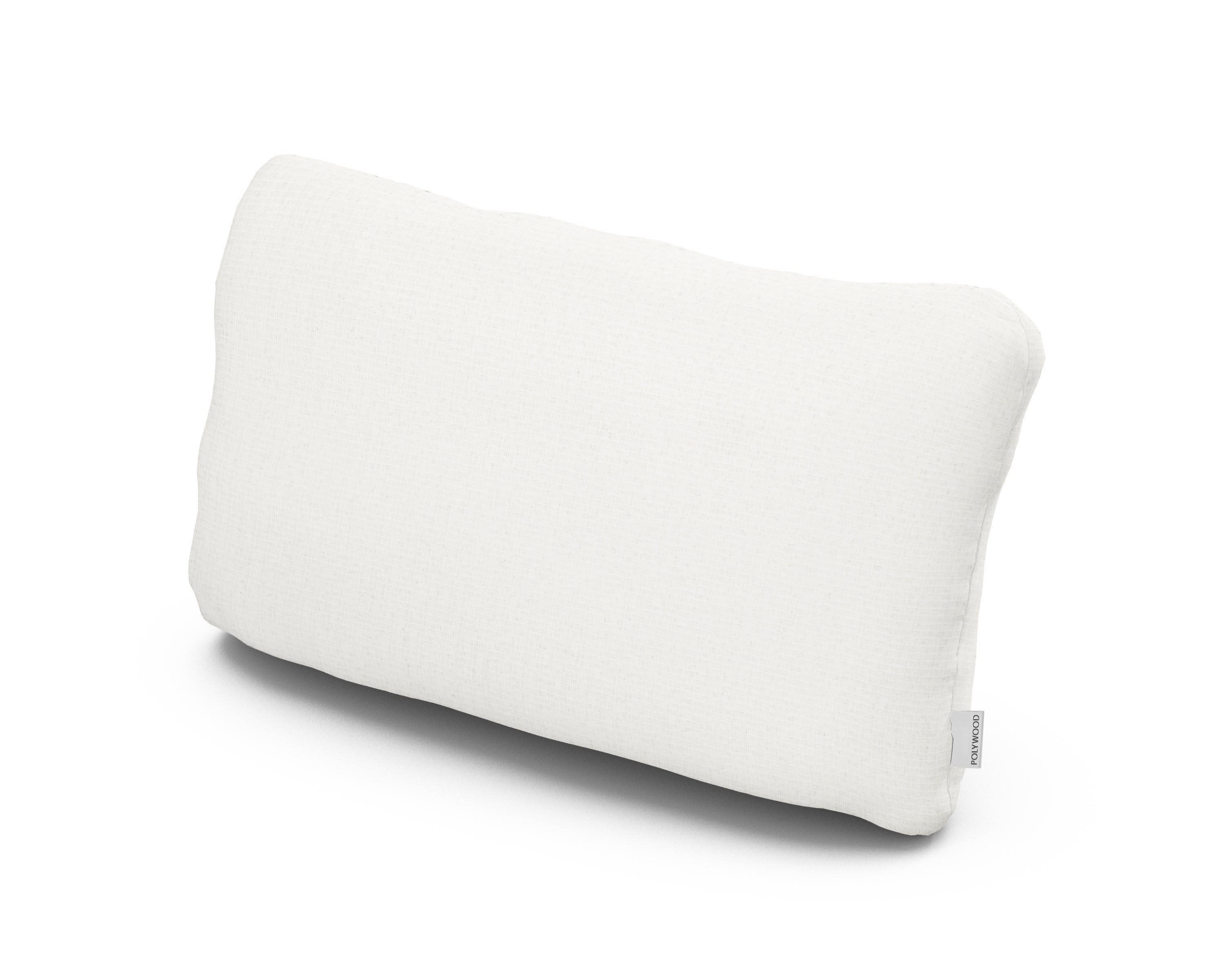 Outdoor Lumbar Pillow in Natural Linen