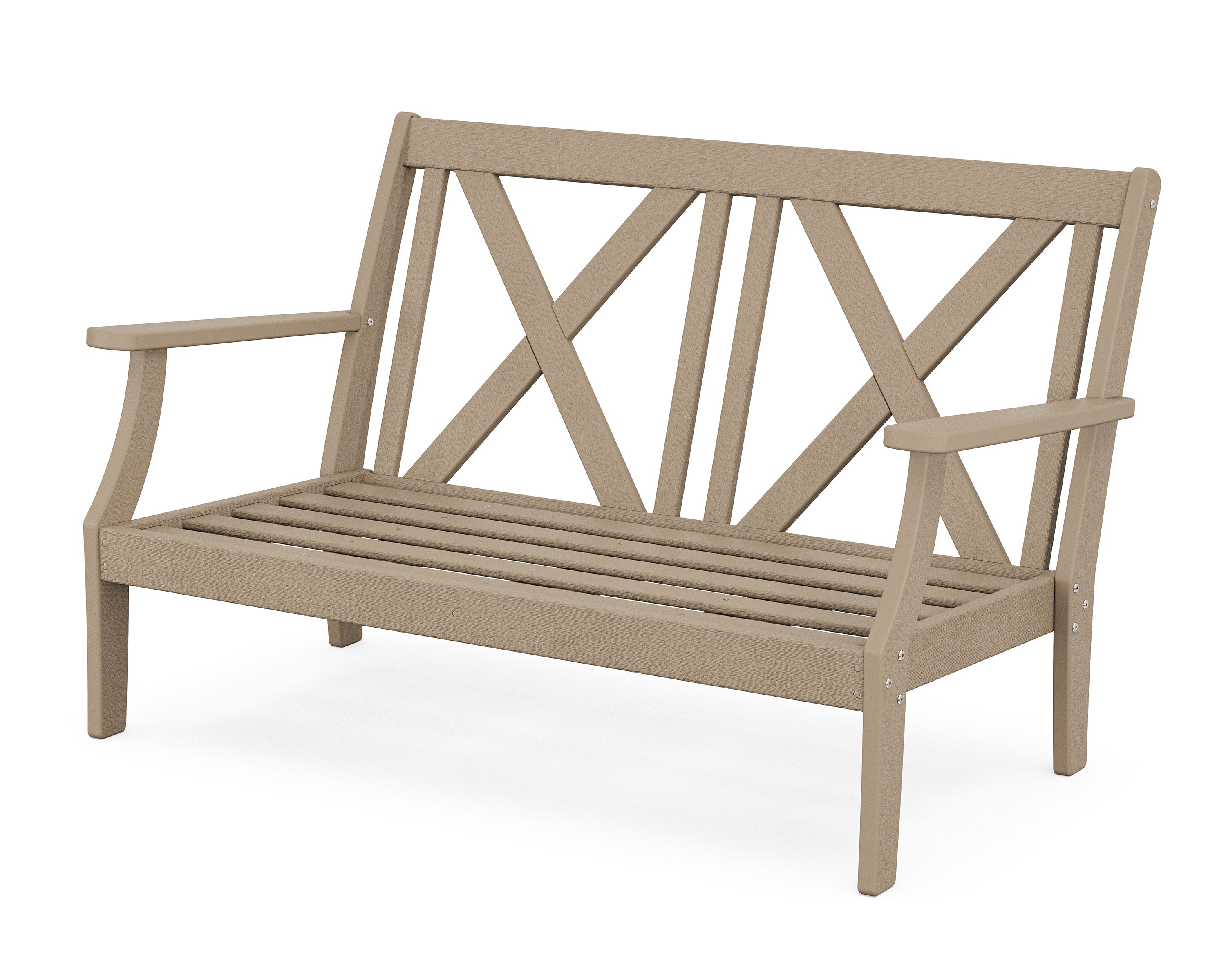 Braxton Deep Seating Loveseat Frame in Vintage Sahara