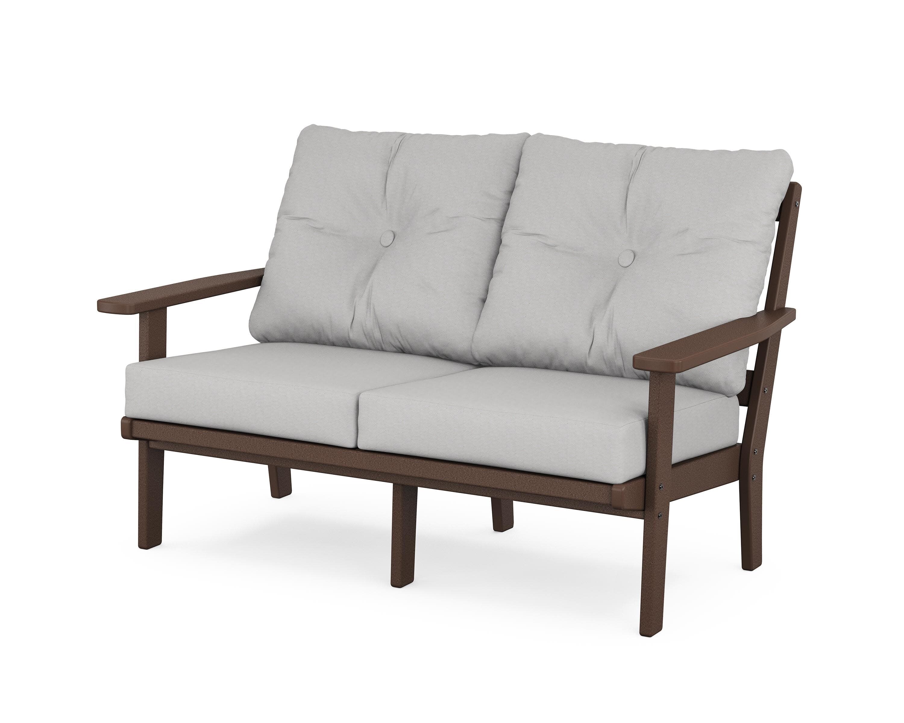 Oxford Deep SeatingLoveseat in Mahogany / Diamond in the Rough
