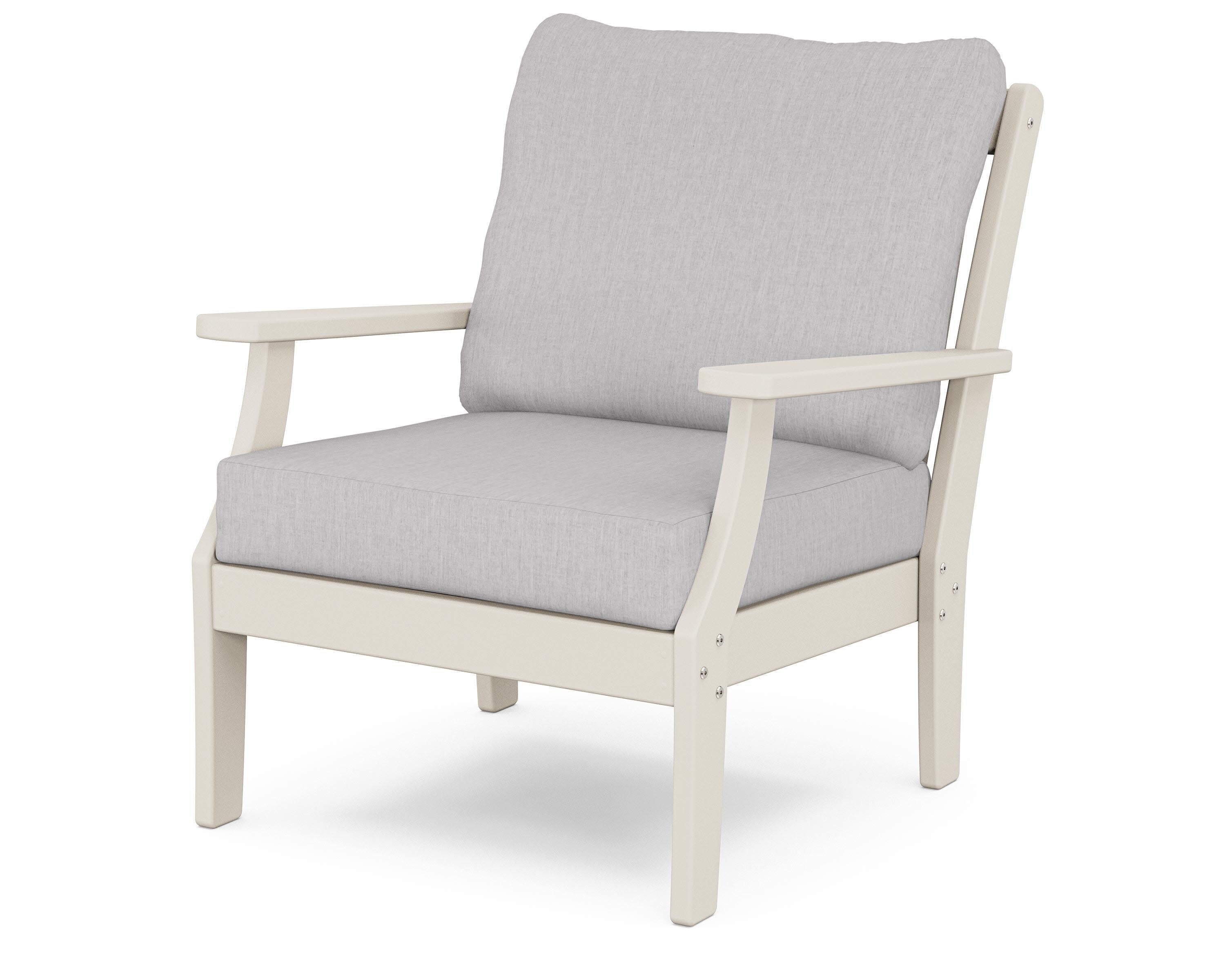 Braxton Deep Seating Chair in Sand / Granite