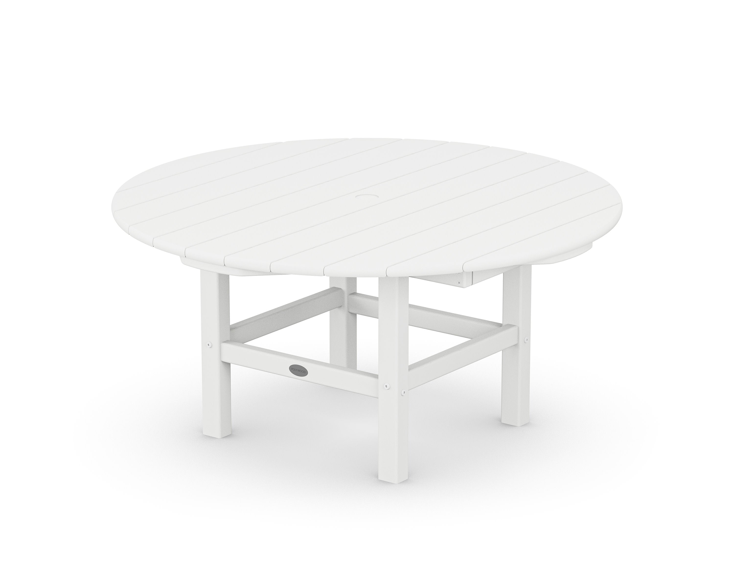 Round 37" Conversation Table in White