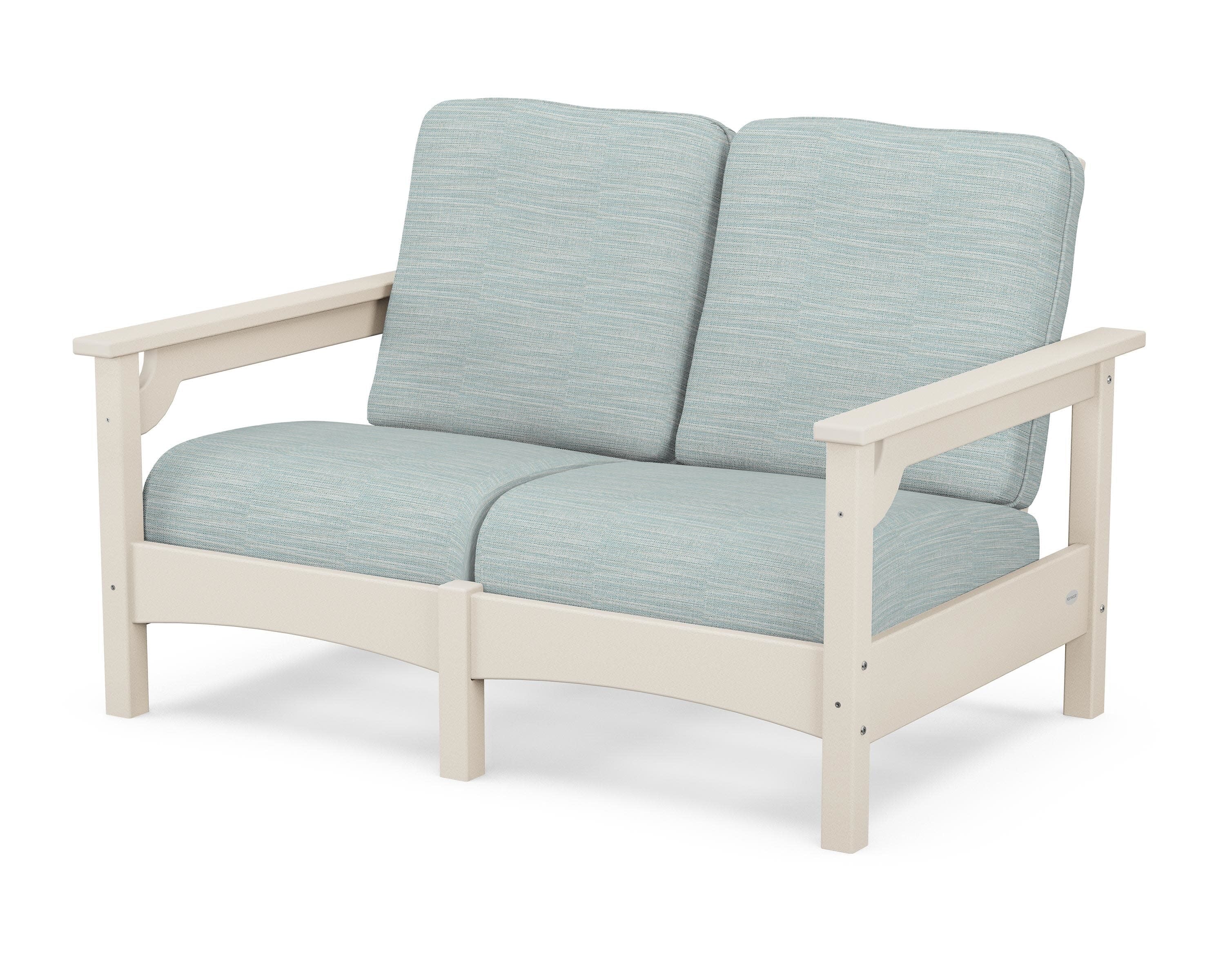 Club Loveseat in Sand / Soothe Mist
