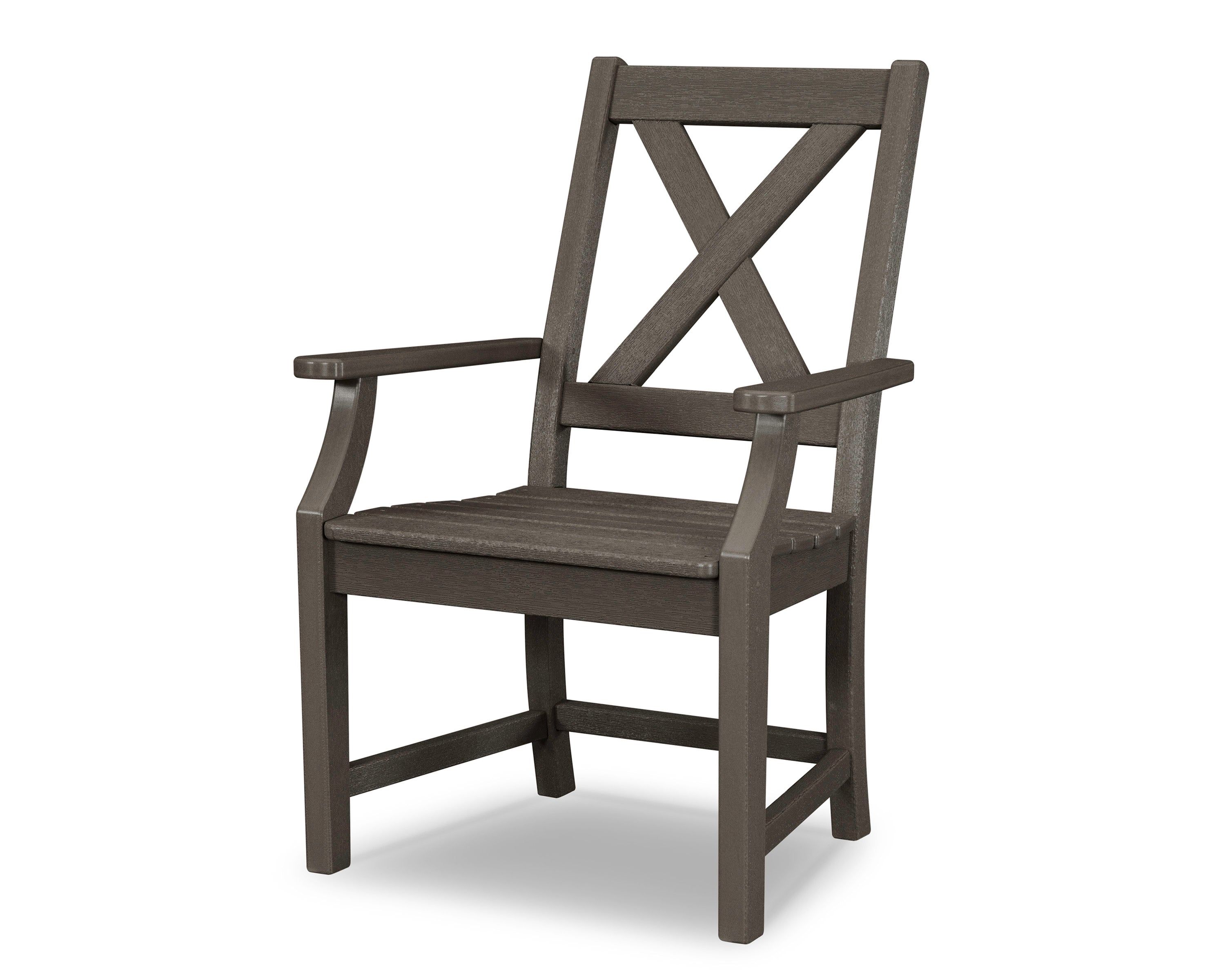 Braxton Dining Arm Chair in Vintage Coffee
