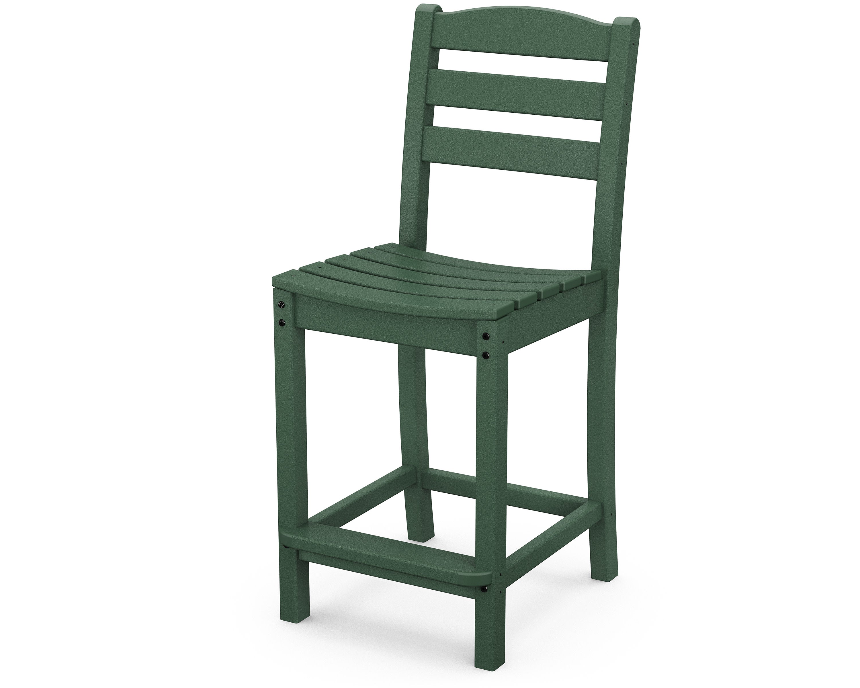 La Casa Caf Counter Side Chair in Green