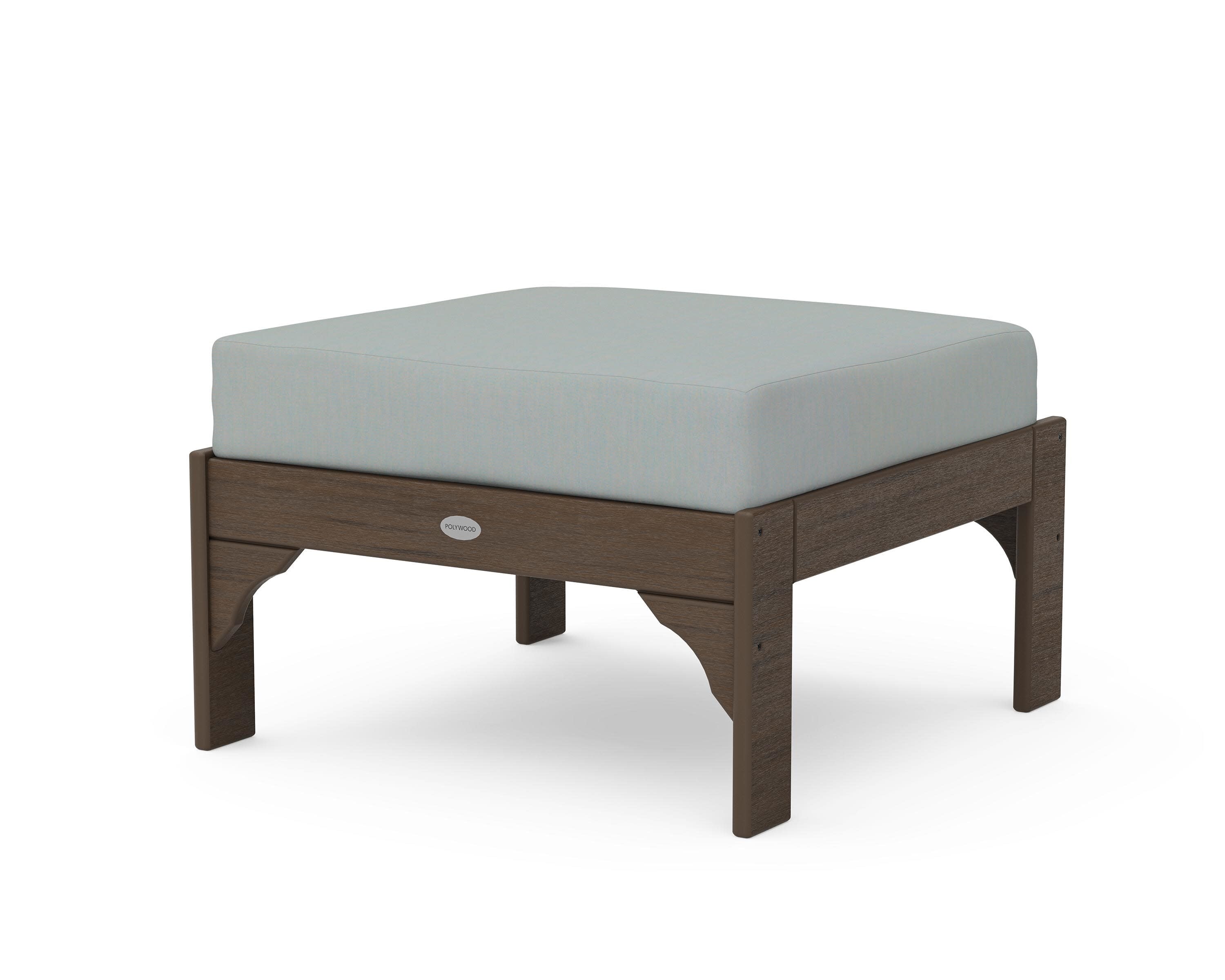 Vineyard Deep Seating Ottoman in Kona / Spa