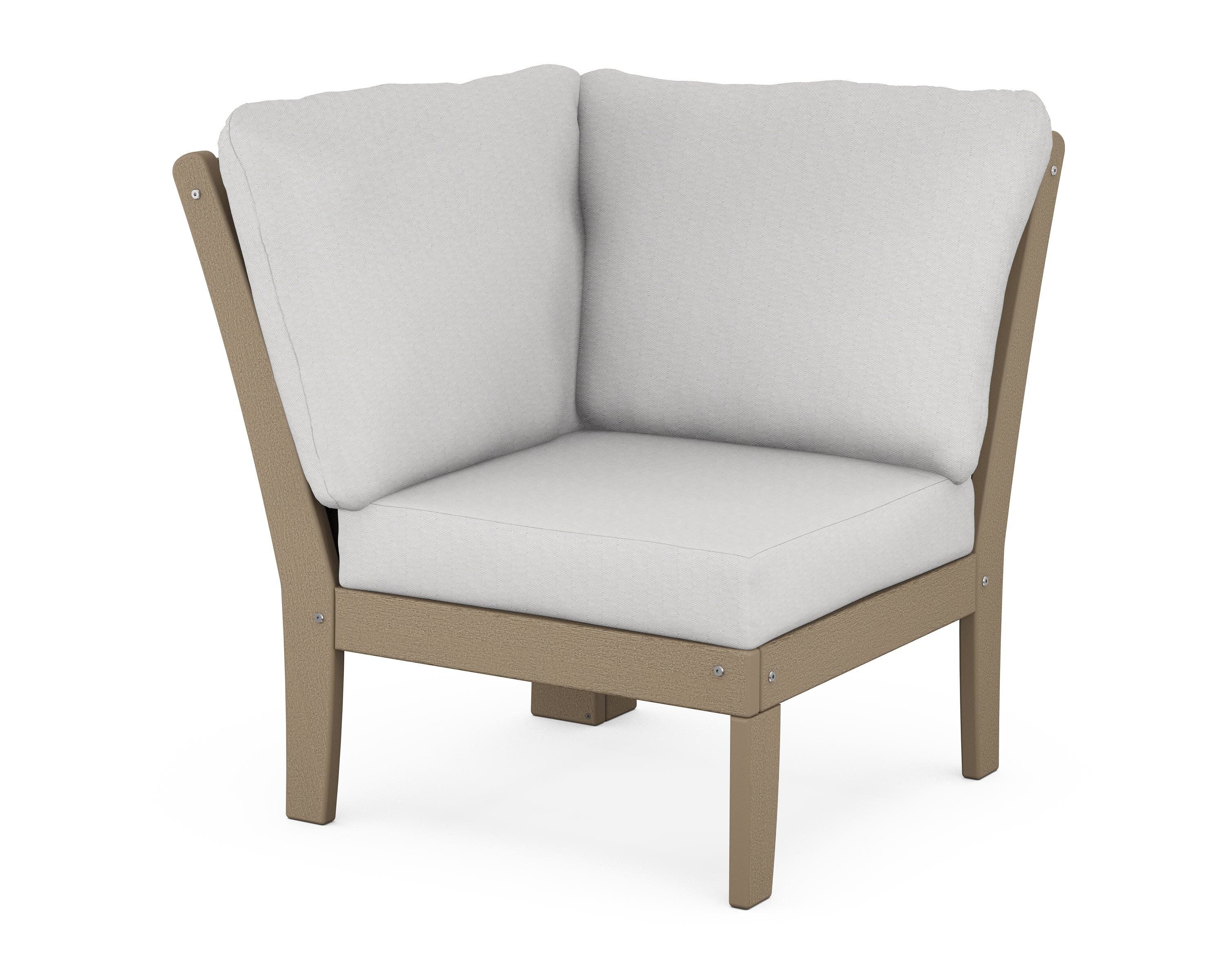 Braxton Modular Corner Chair in Vintage Sahara / Diamond in the Rough
