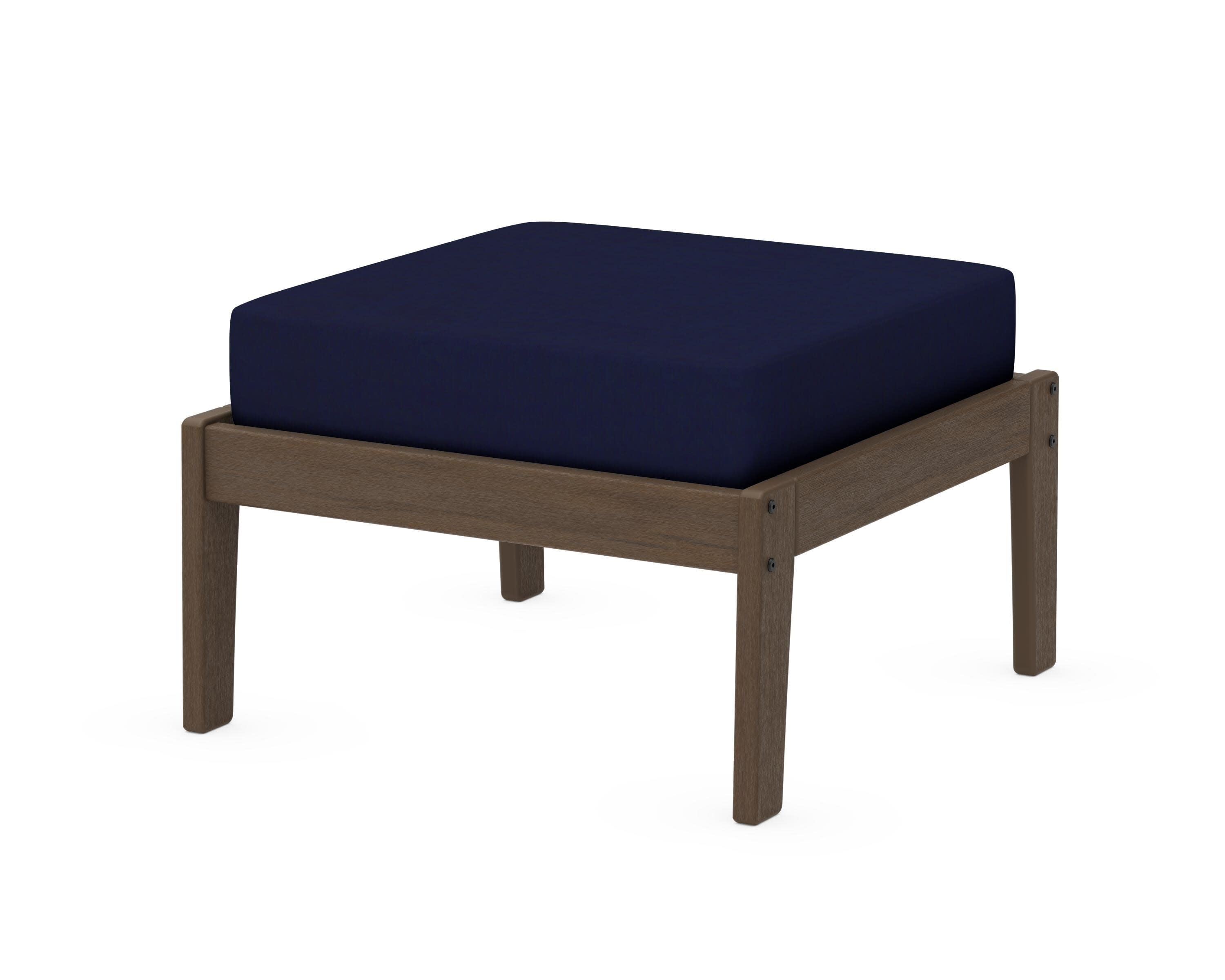 Deep Seating Ottoman in Kona / Navy