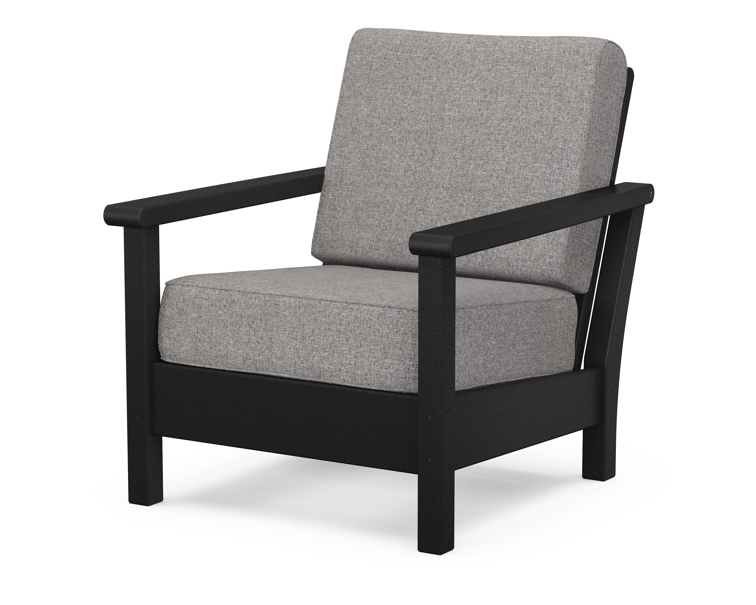 Harbour Deep Seating Chair in Black / Grey Mist