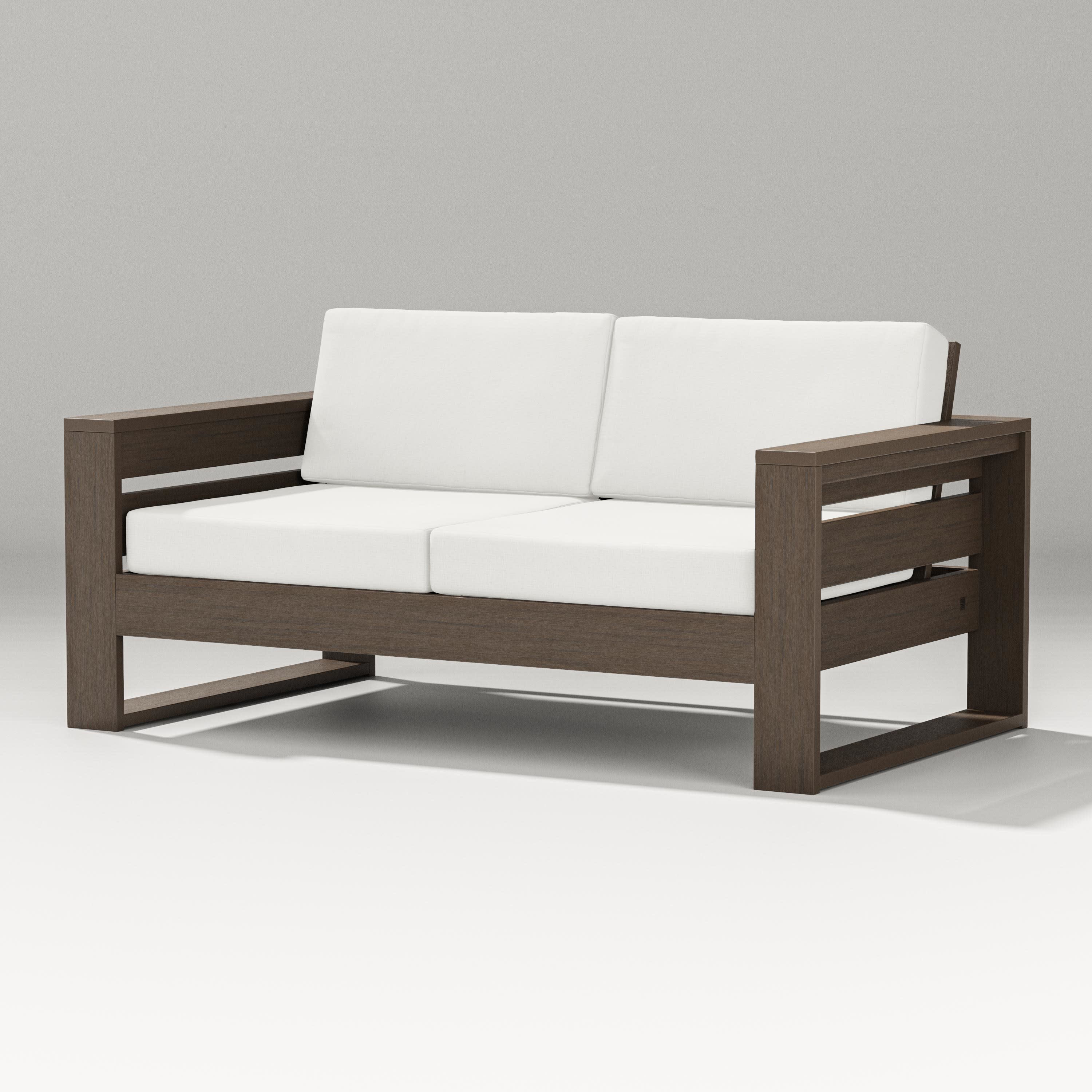 Latitude Loveseat in Kona / Natural Linen