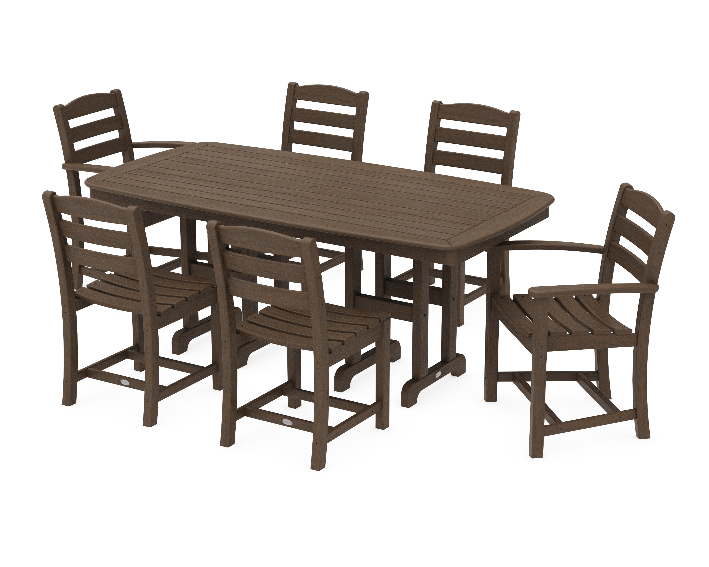 La Casa Caf 7-Piece Dining Set in Kona