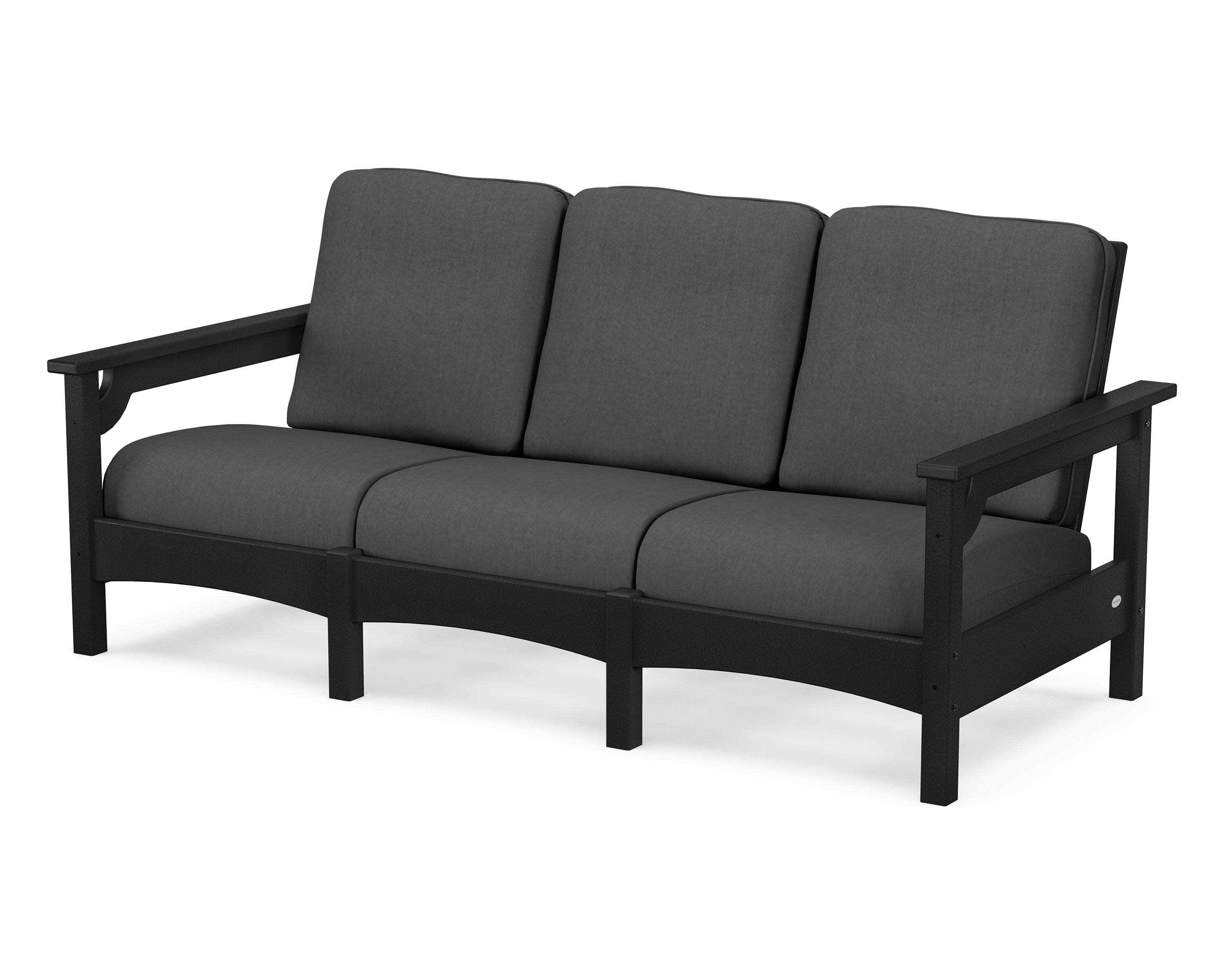 Club Sofa in Black / Spectrum Carbon