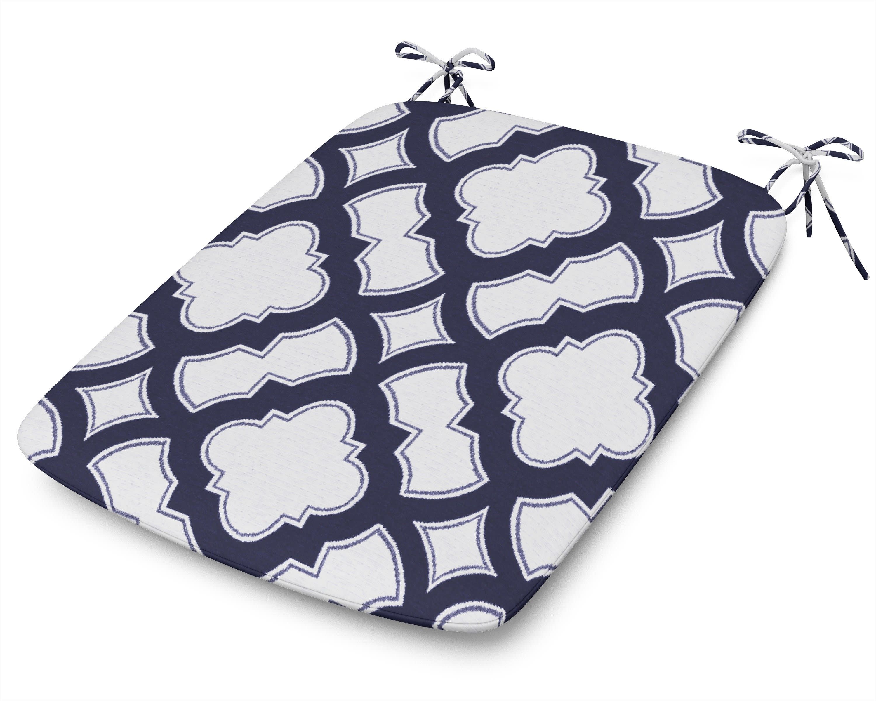 1120 Urban Seat Pad in Trellis Navy
