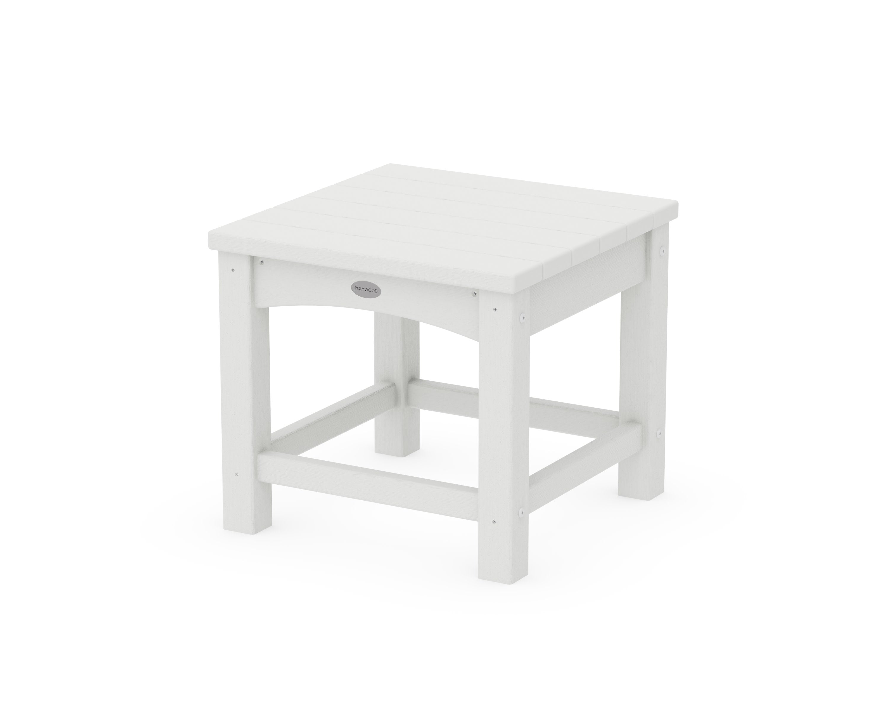 Club 18" End Table in Vintage White