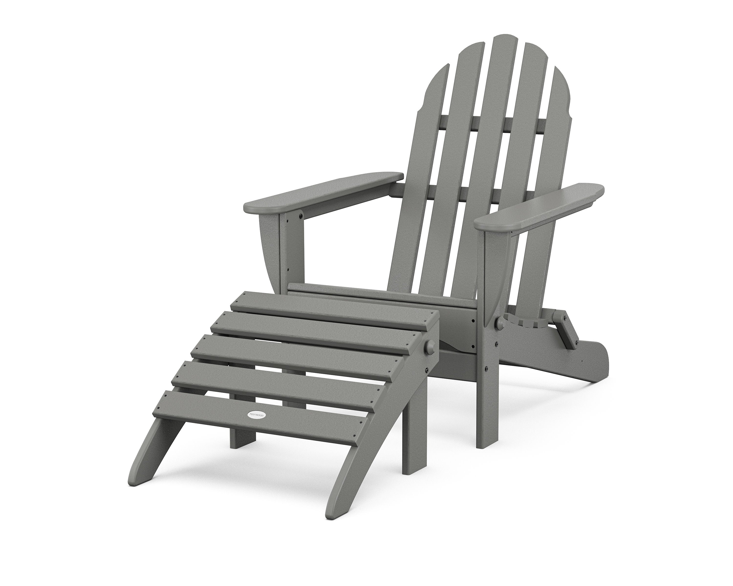 Classic Adirondack 2-Piece Set in Slate Grey