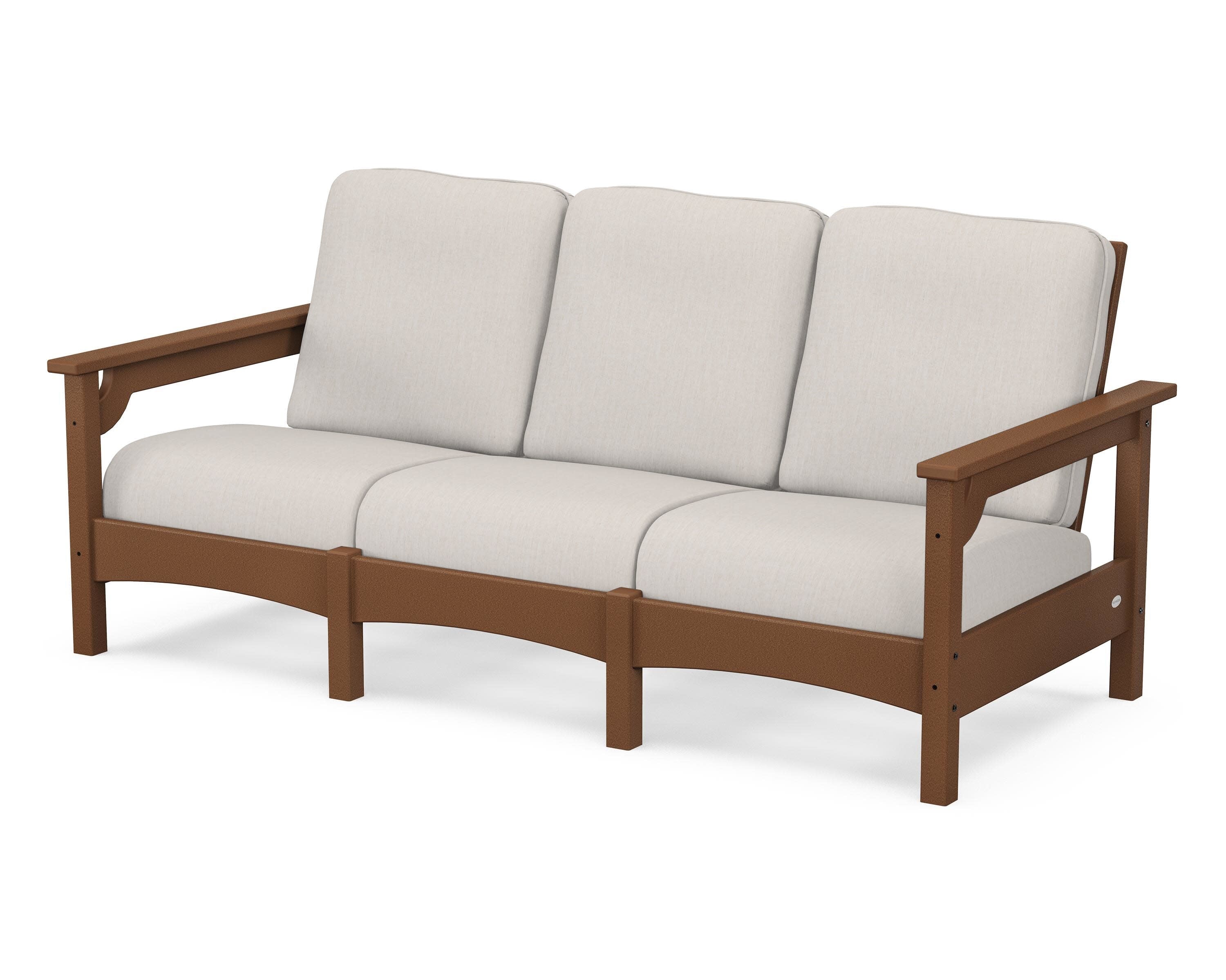 Club Sofa in Teak / Cast Ash