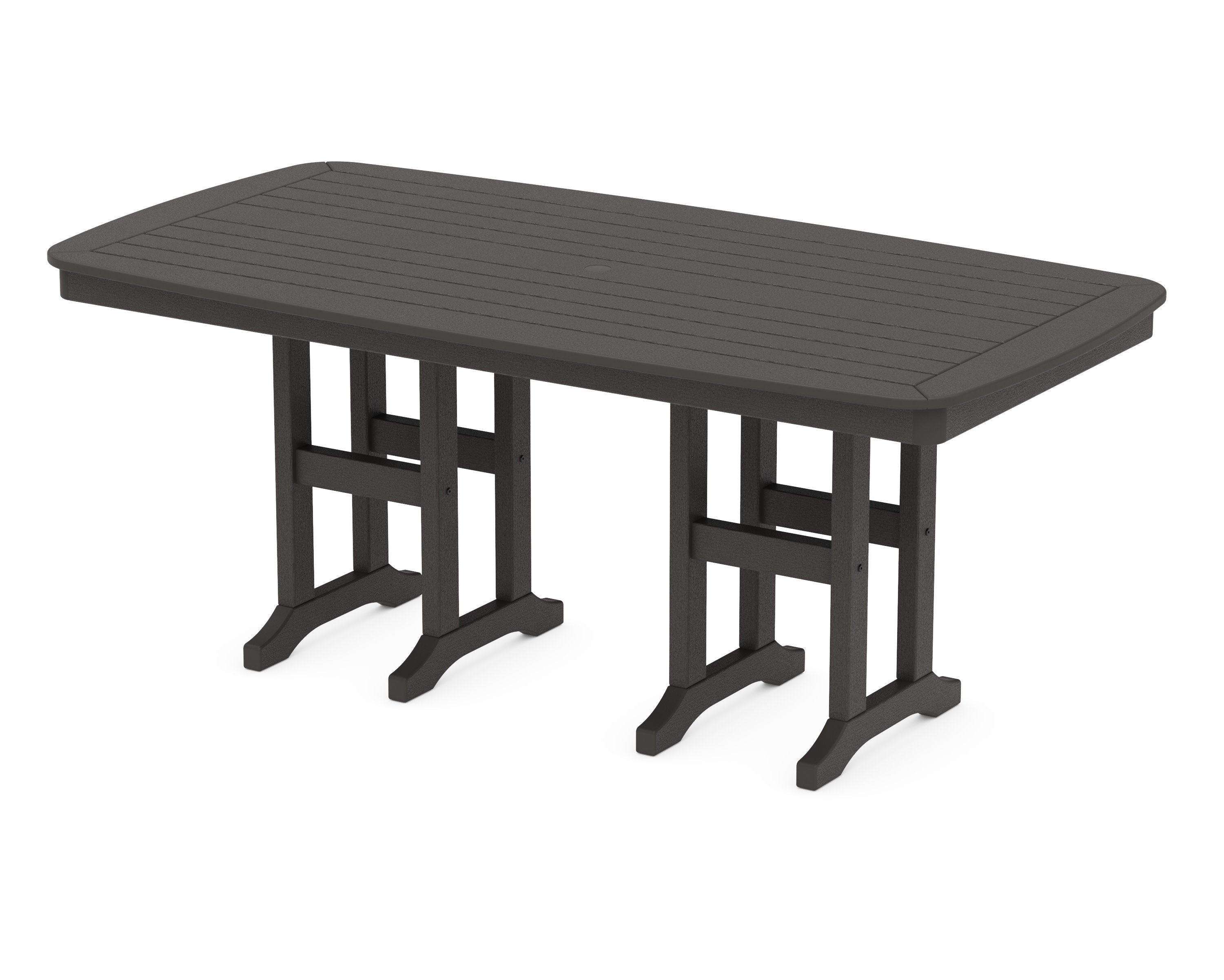 Nautical 37" x 72" Dining Table in Vintage Coffee