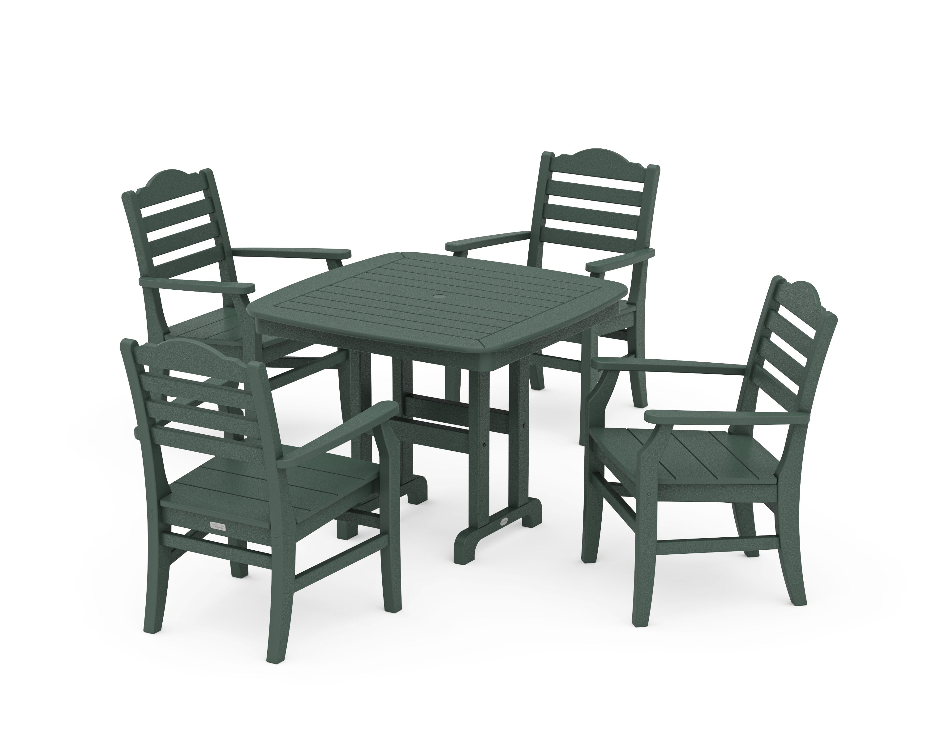 Savannah 5-Piece Dining Set in Green