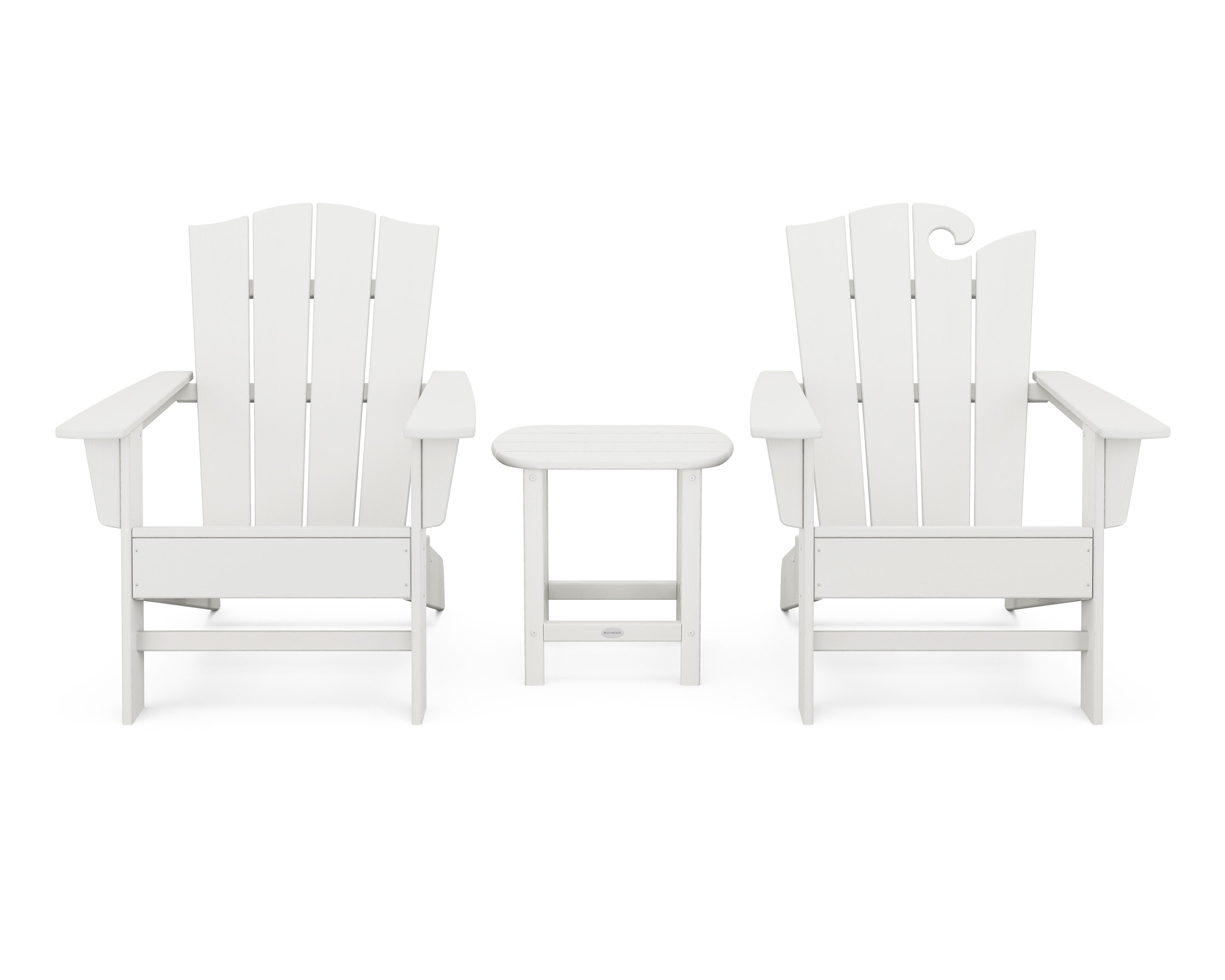 Wave Collection 3-Piece Set in Vintage White