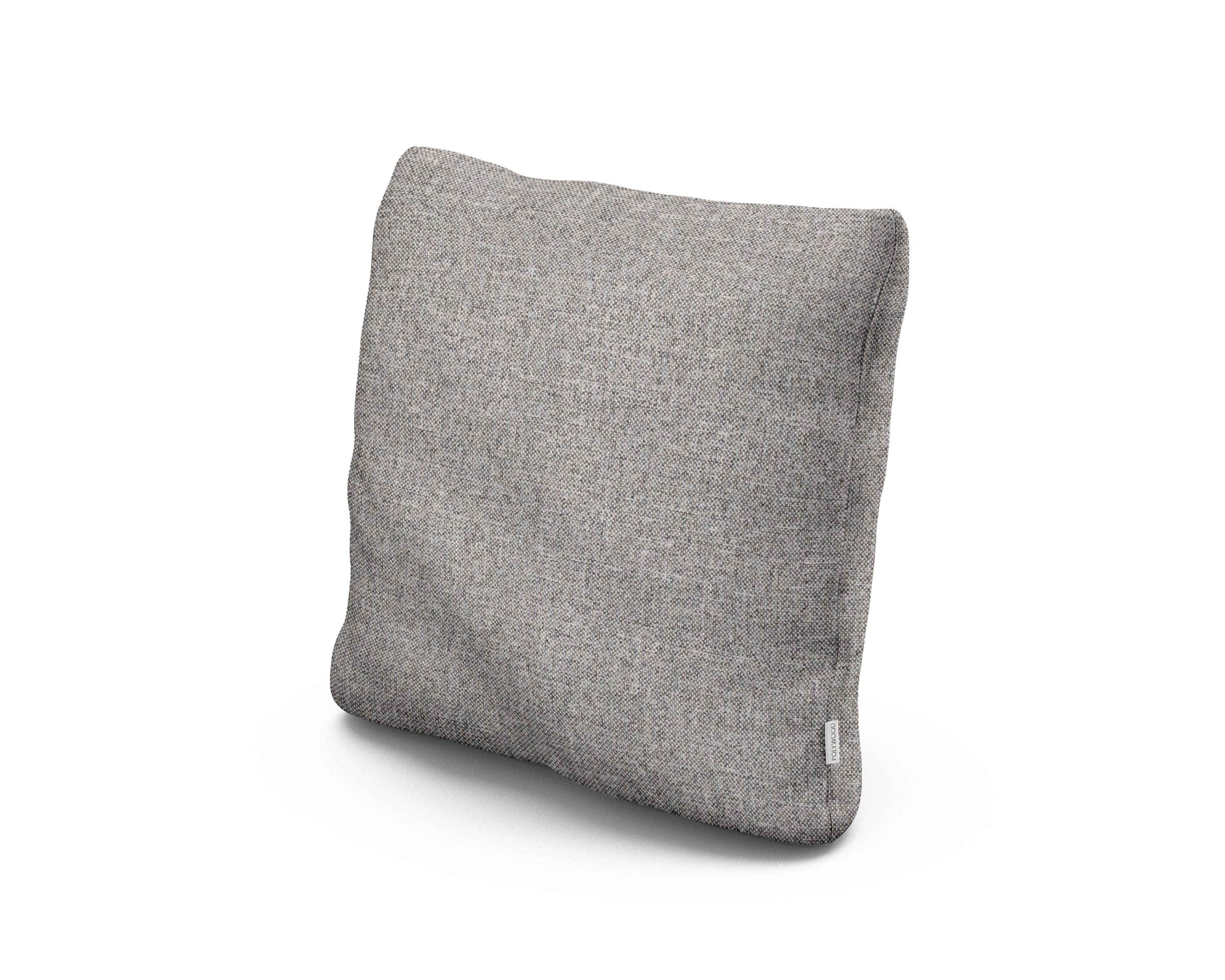 18" Outdoor Throw Pillow in Grey Mist