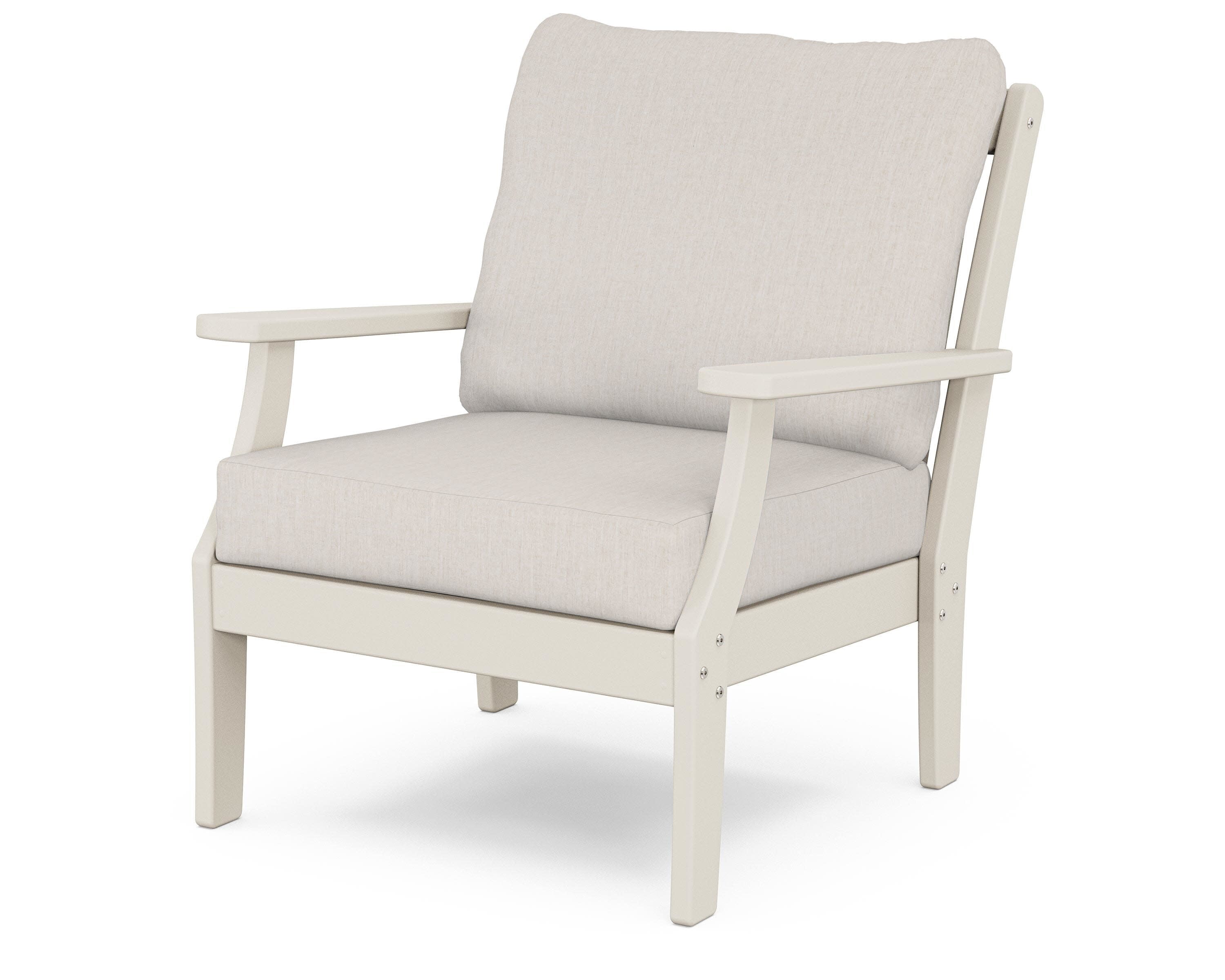 Braxton Deep Seating Chair in Sand / Cast Ash