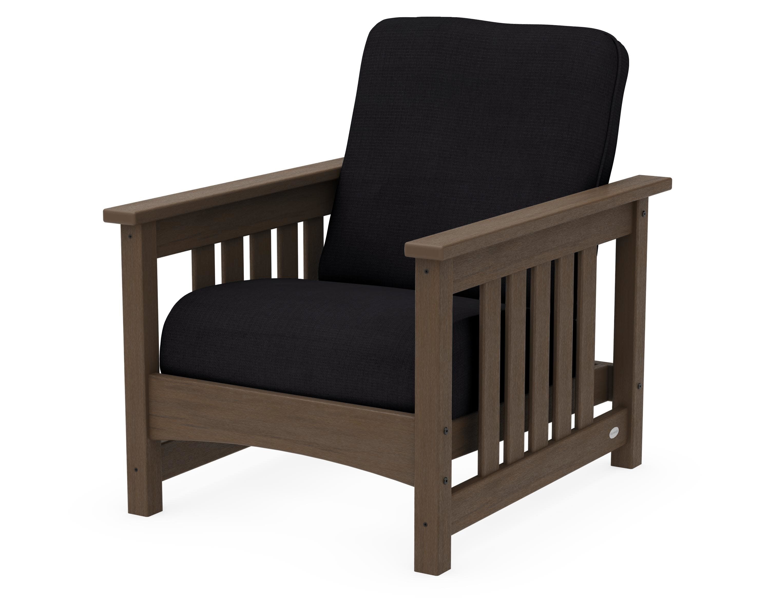 Club Mission Chair in Kona / Midnight Linen